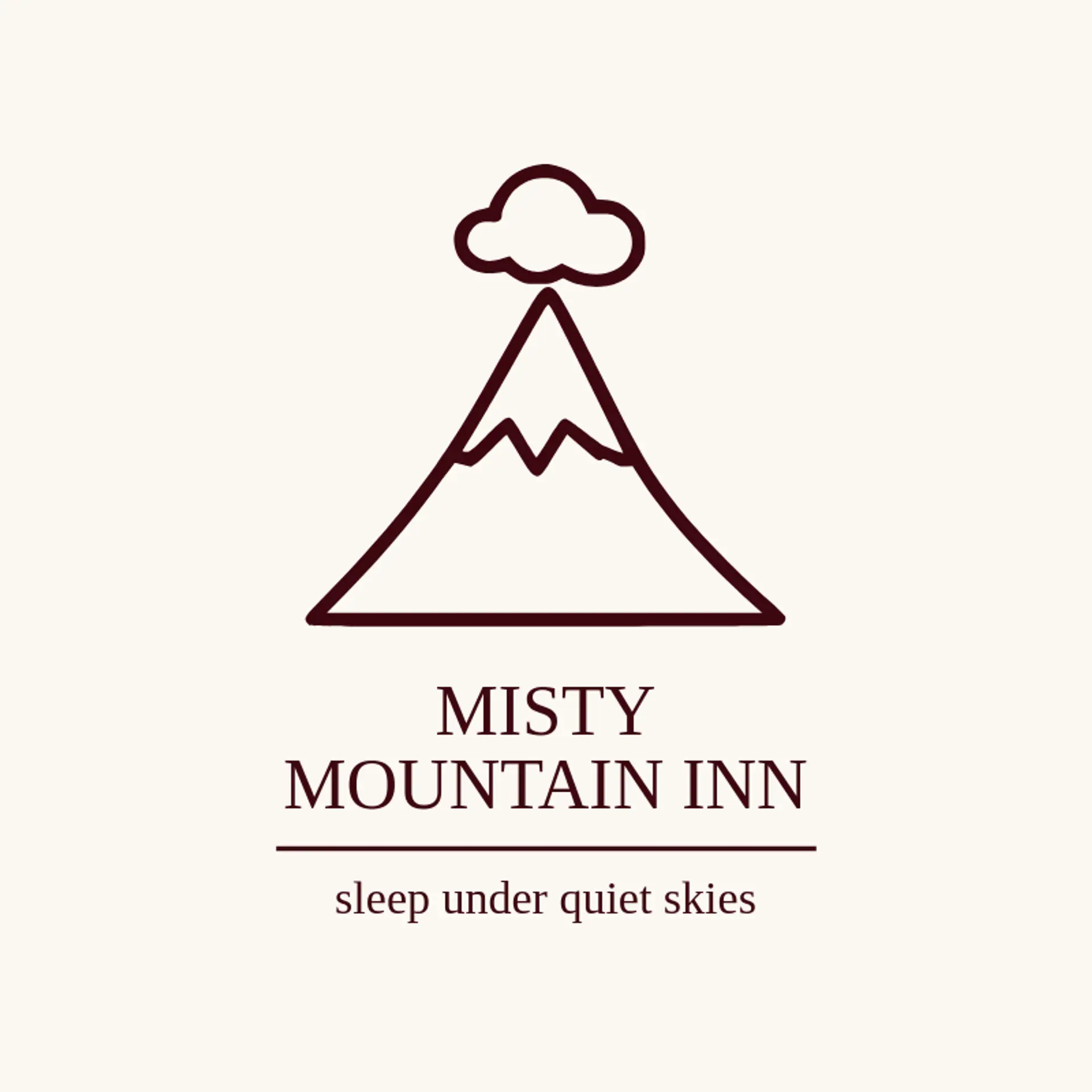 Misty Mountain Inn logo for winter