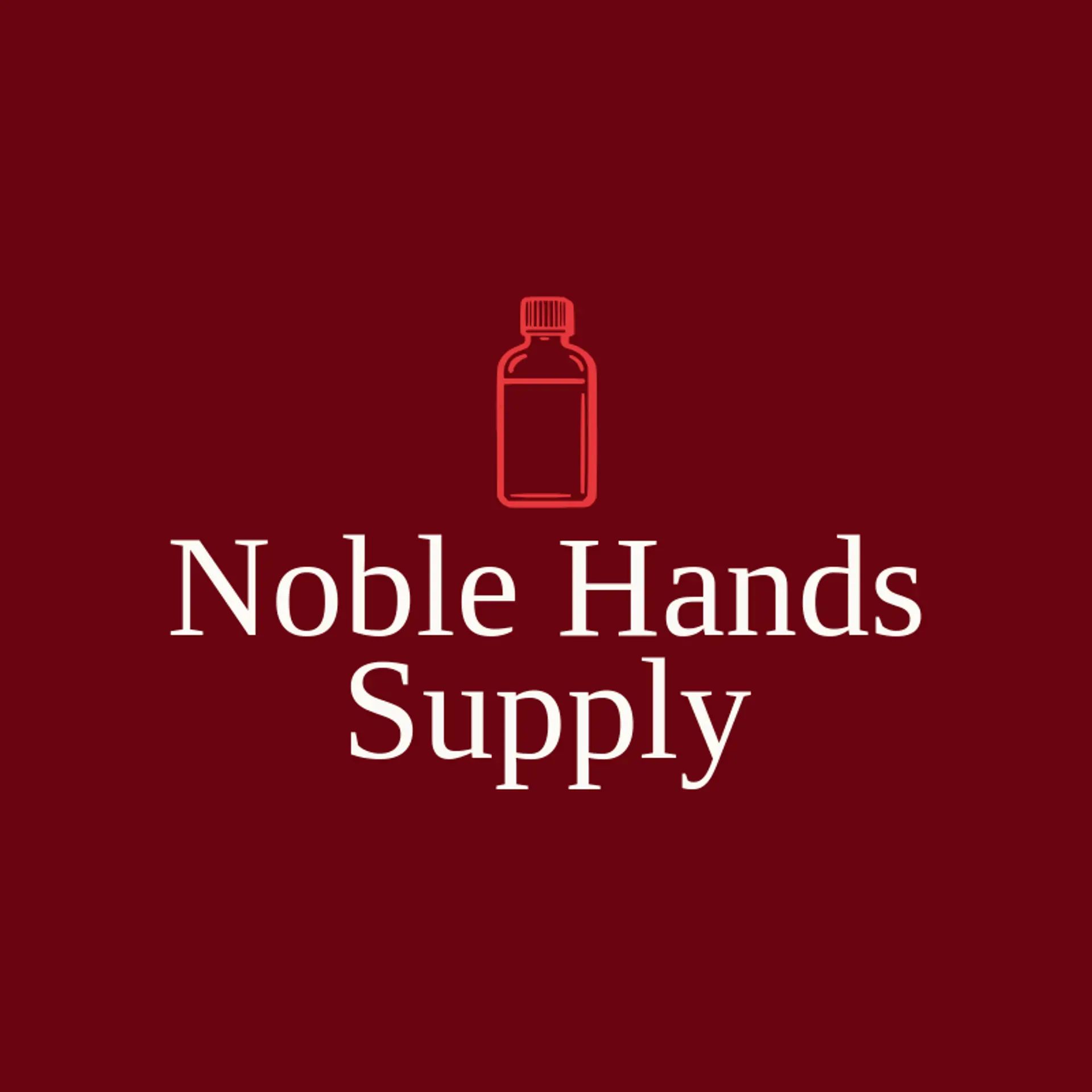 Noble Hands Supply logo for hand sanitizer