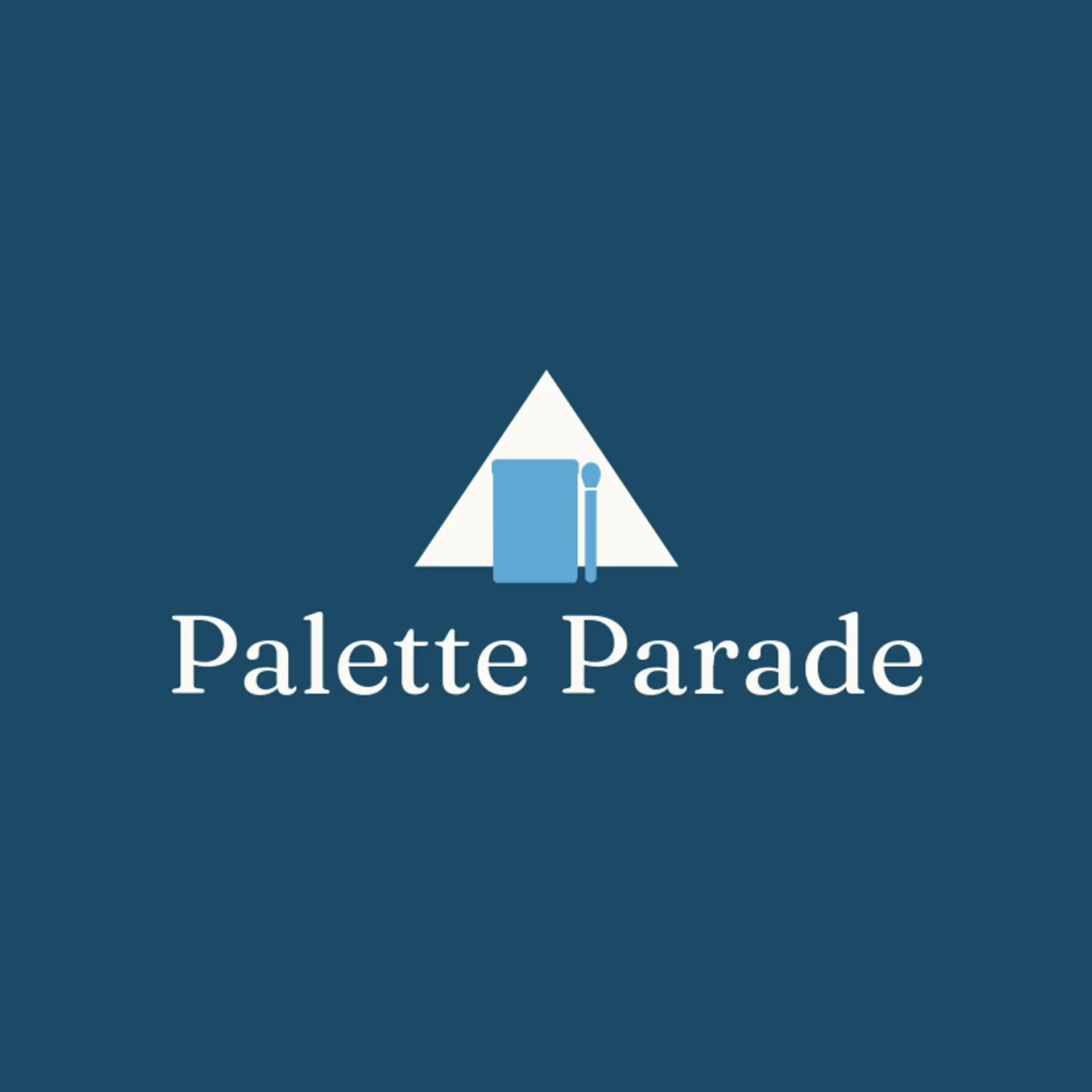 Palette Parade logo for makeup