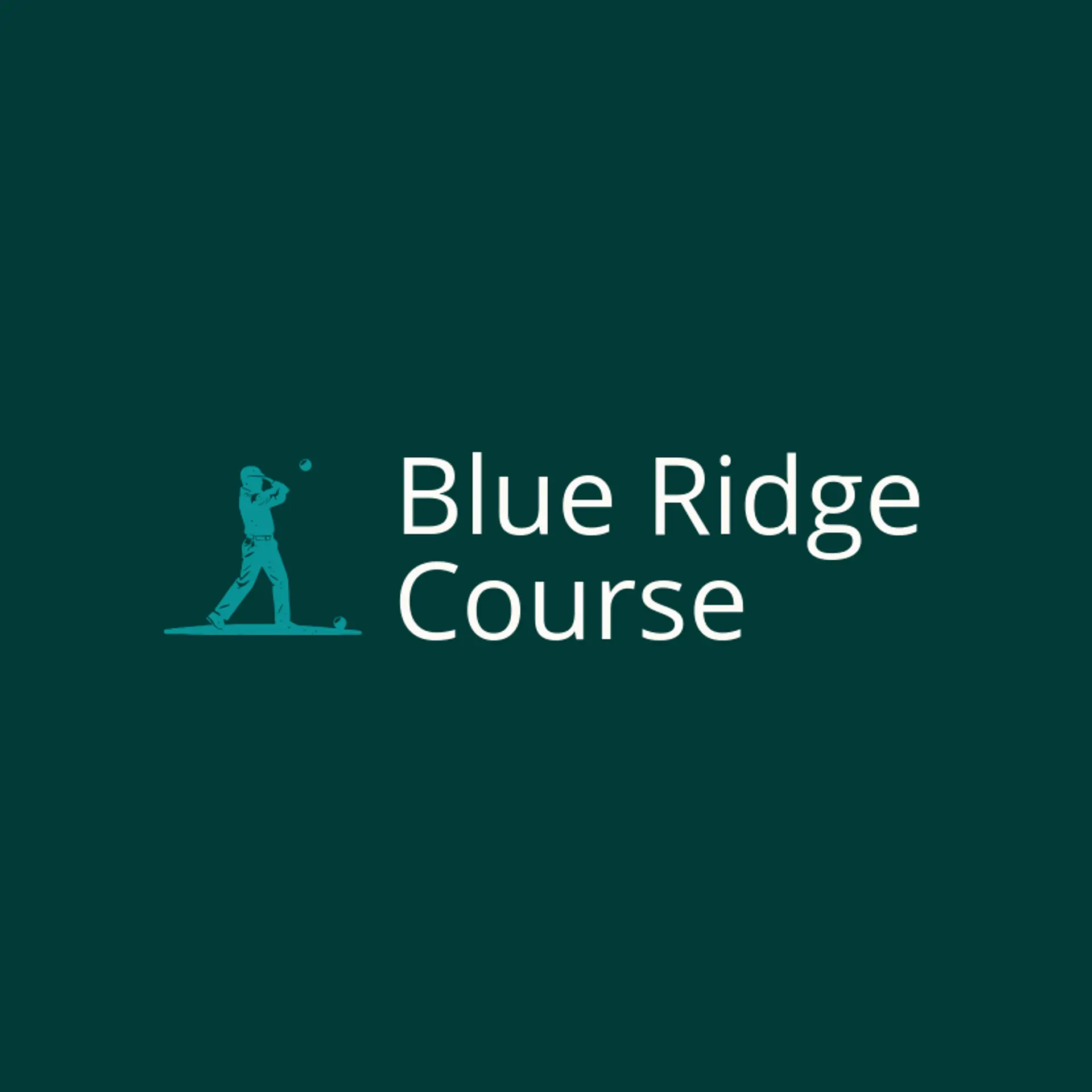 Blue Ridge Course logo for golf course