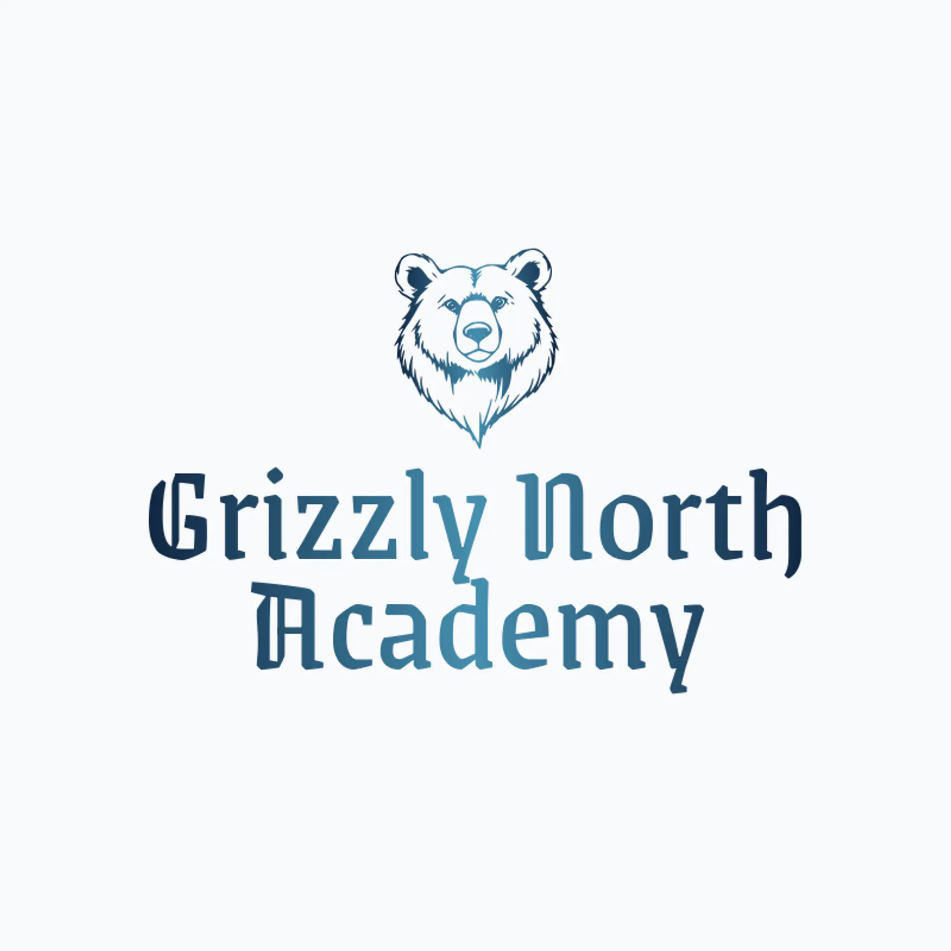 Grizzly North Academy logo for grizzly