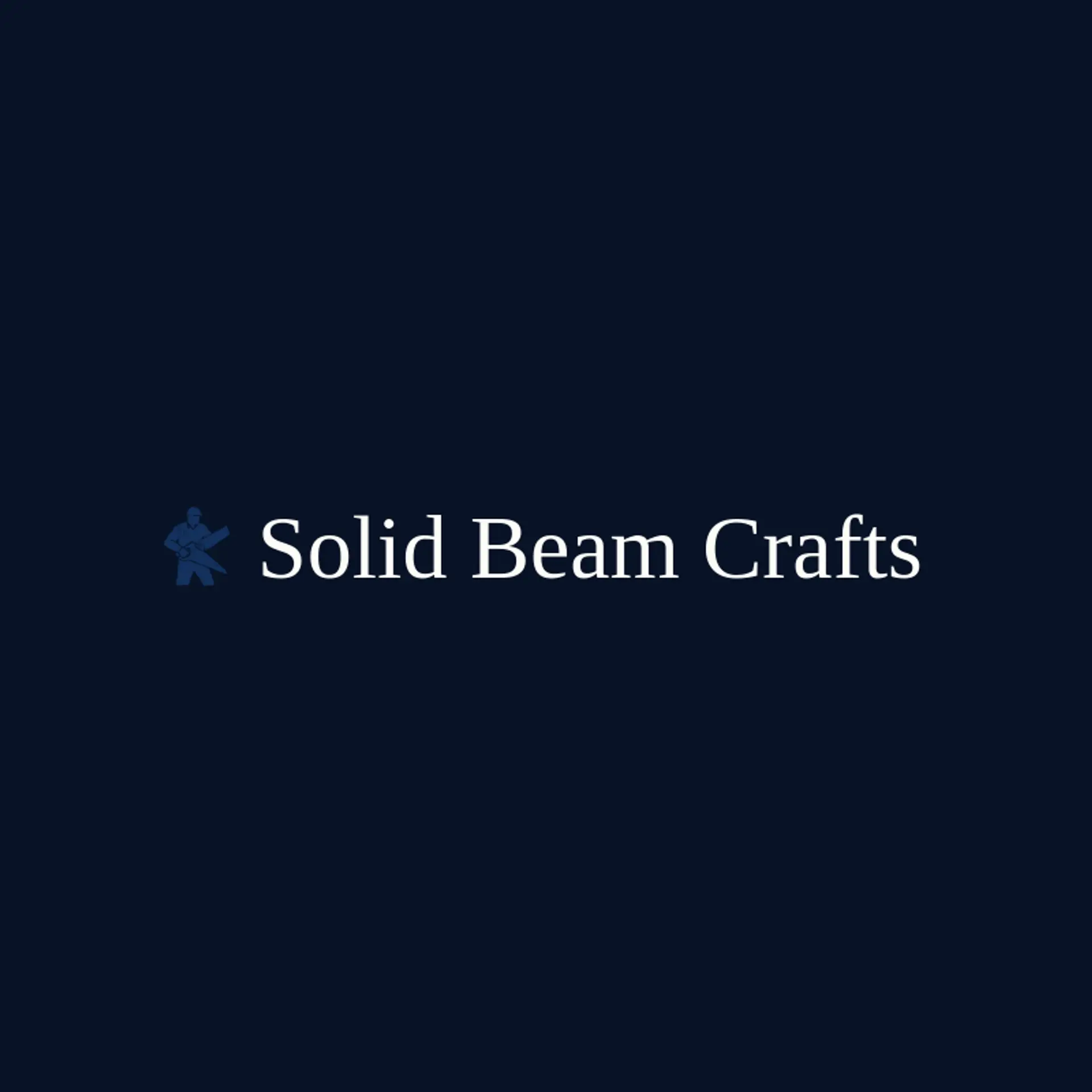 Solid Beam Crafts logo for carpenter