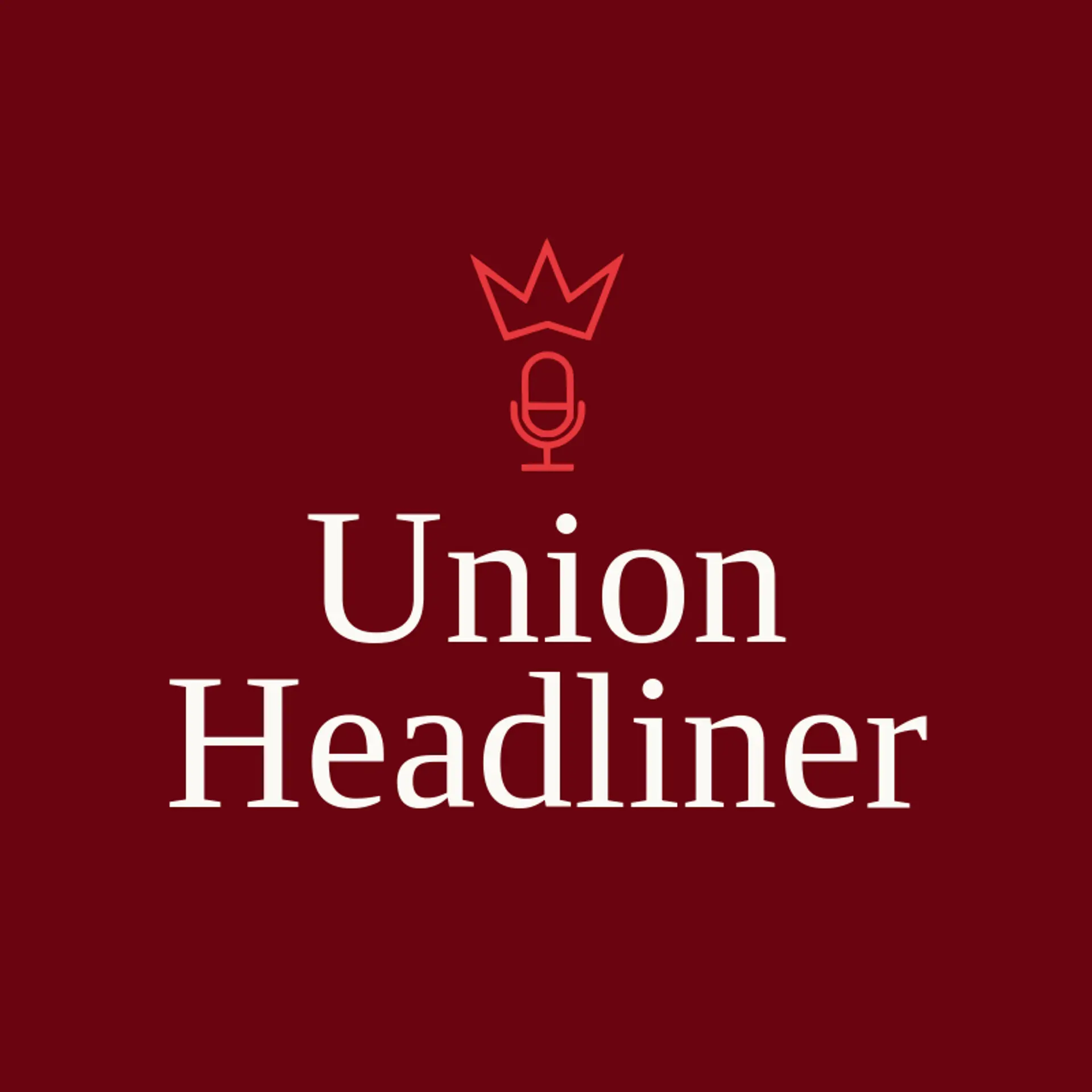 Union Headliner logo for rock music