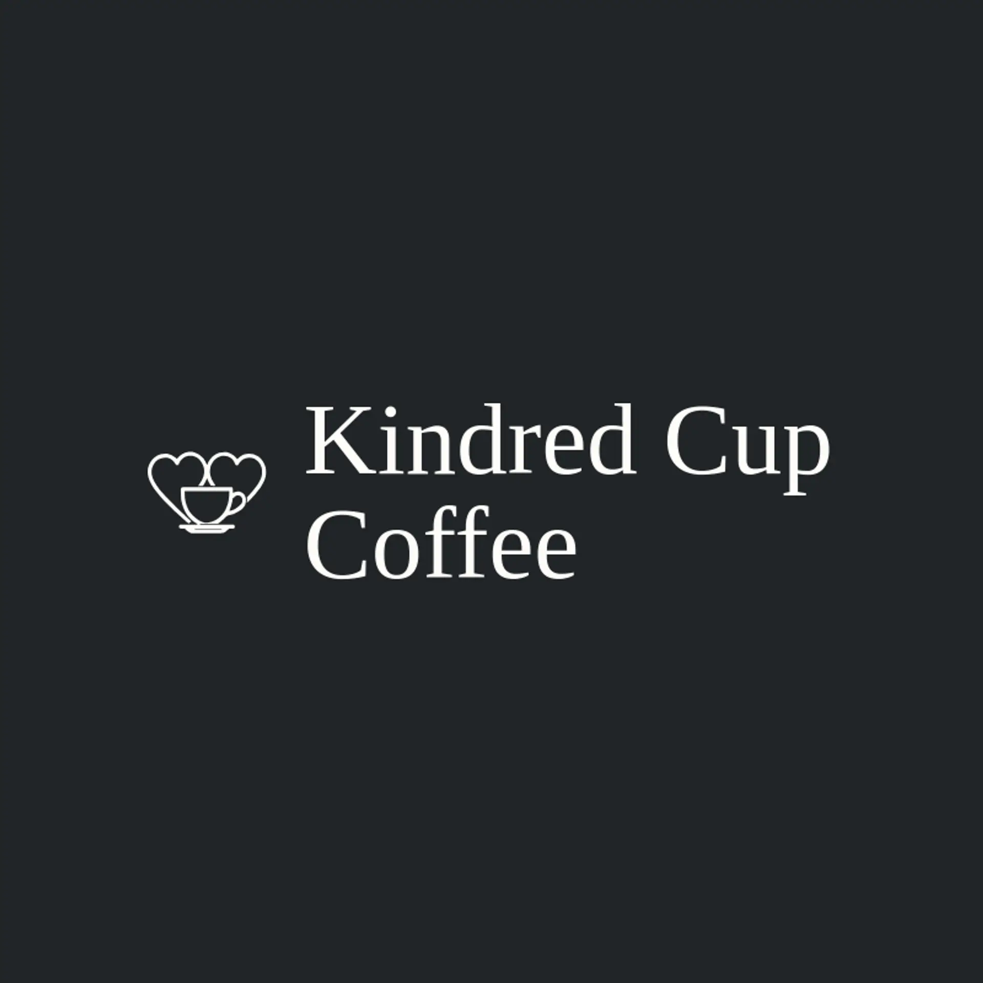 Kindred Cup Coffee logo for coffee cup
