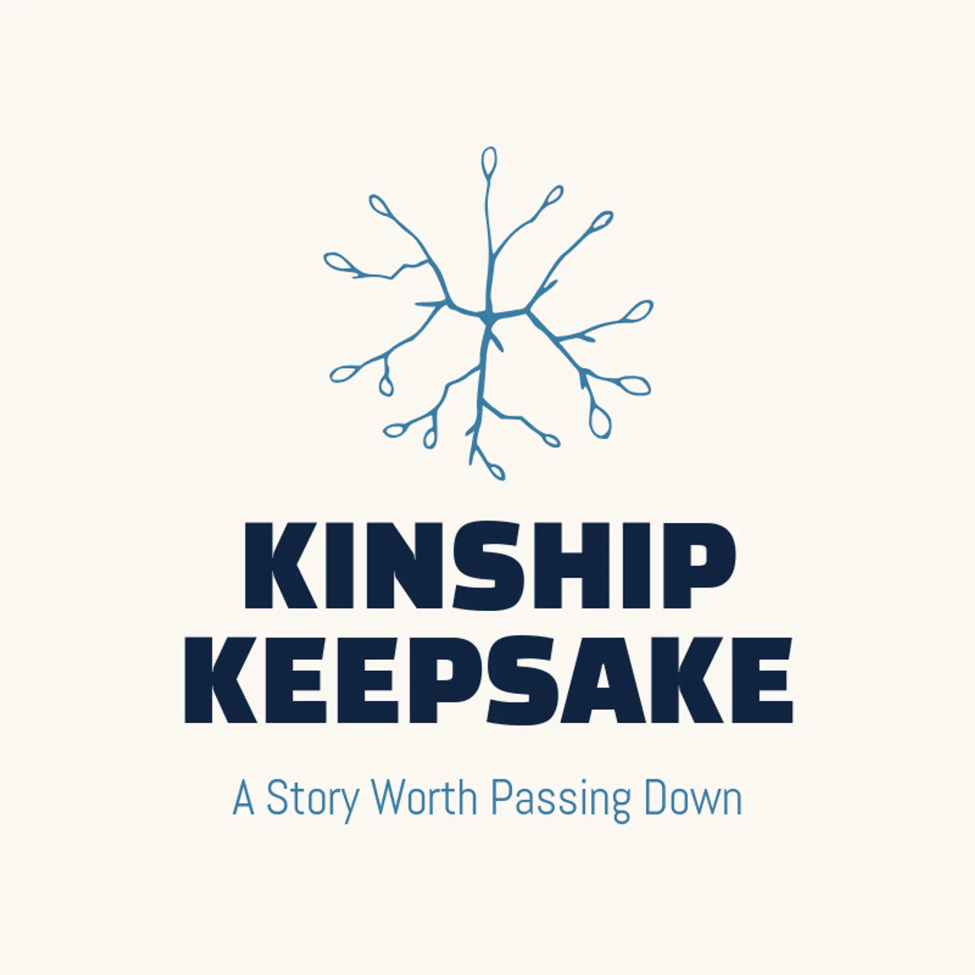 Kinship Keepsake logo for ancestry