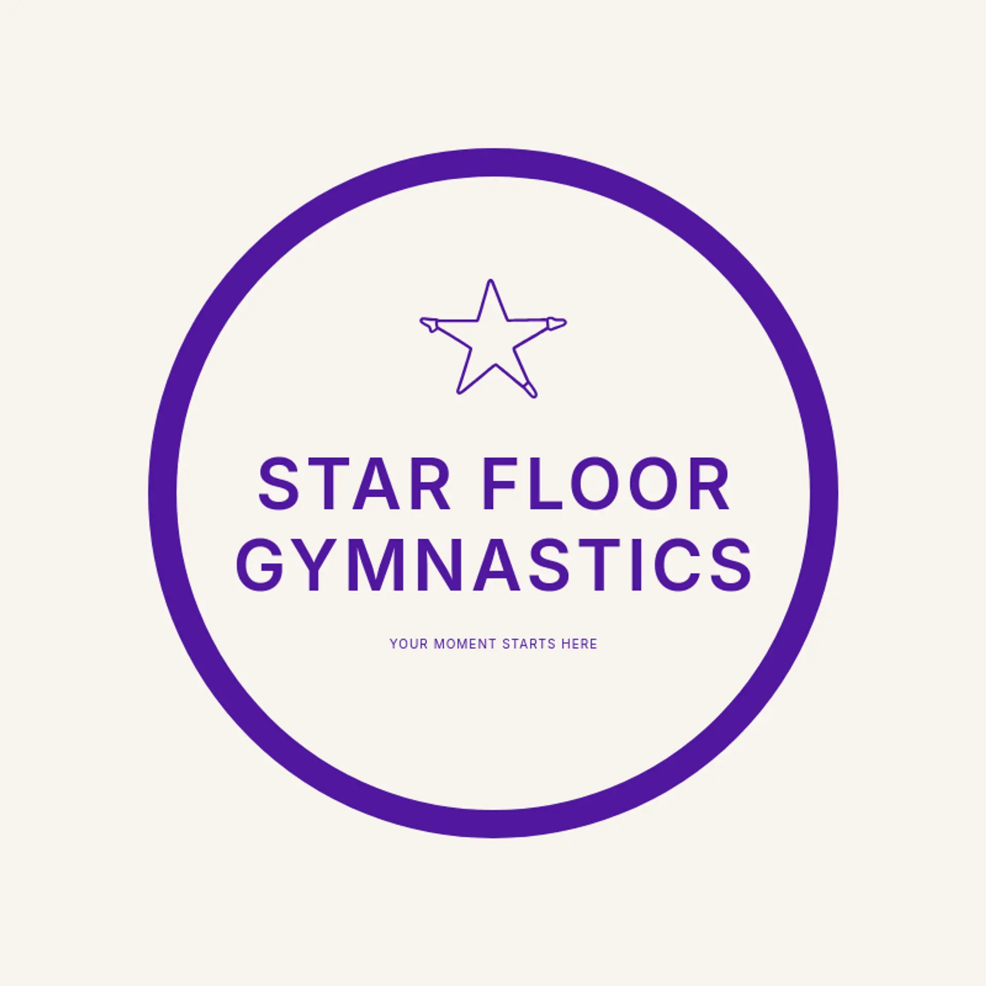 Star Floor Gymnastics logo for gymnastics