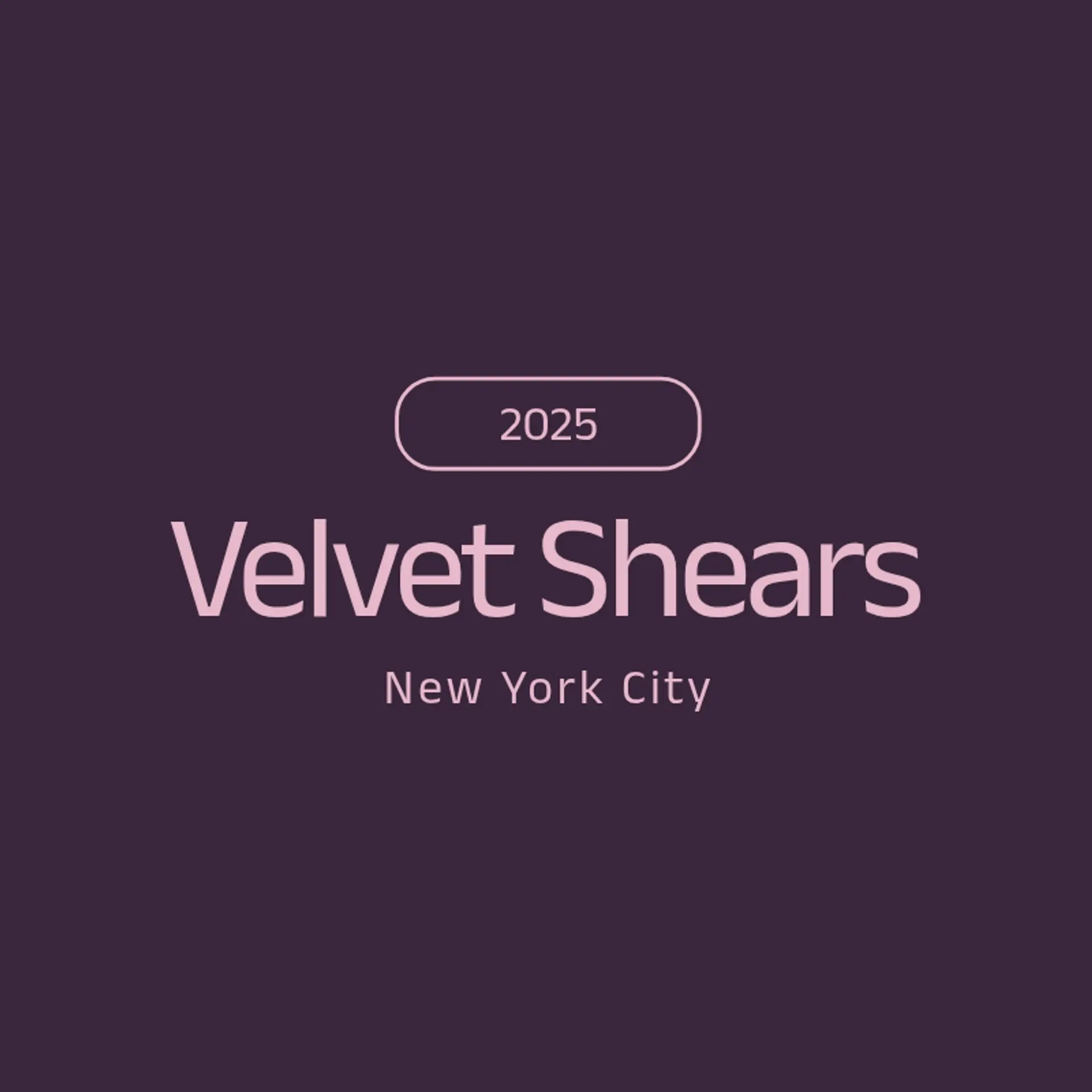 Velvet Shears logo for salon