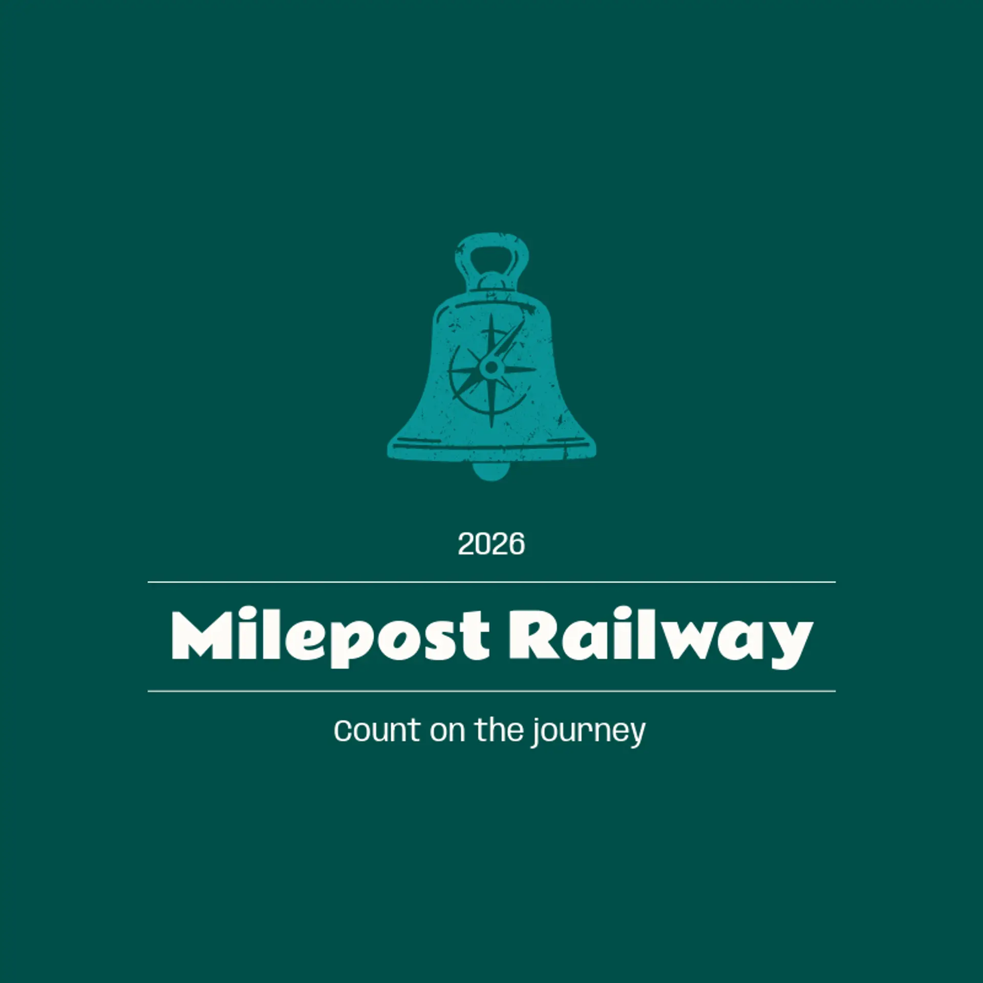 Milepost Railway logo for railway