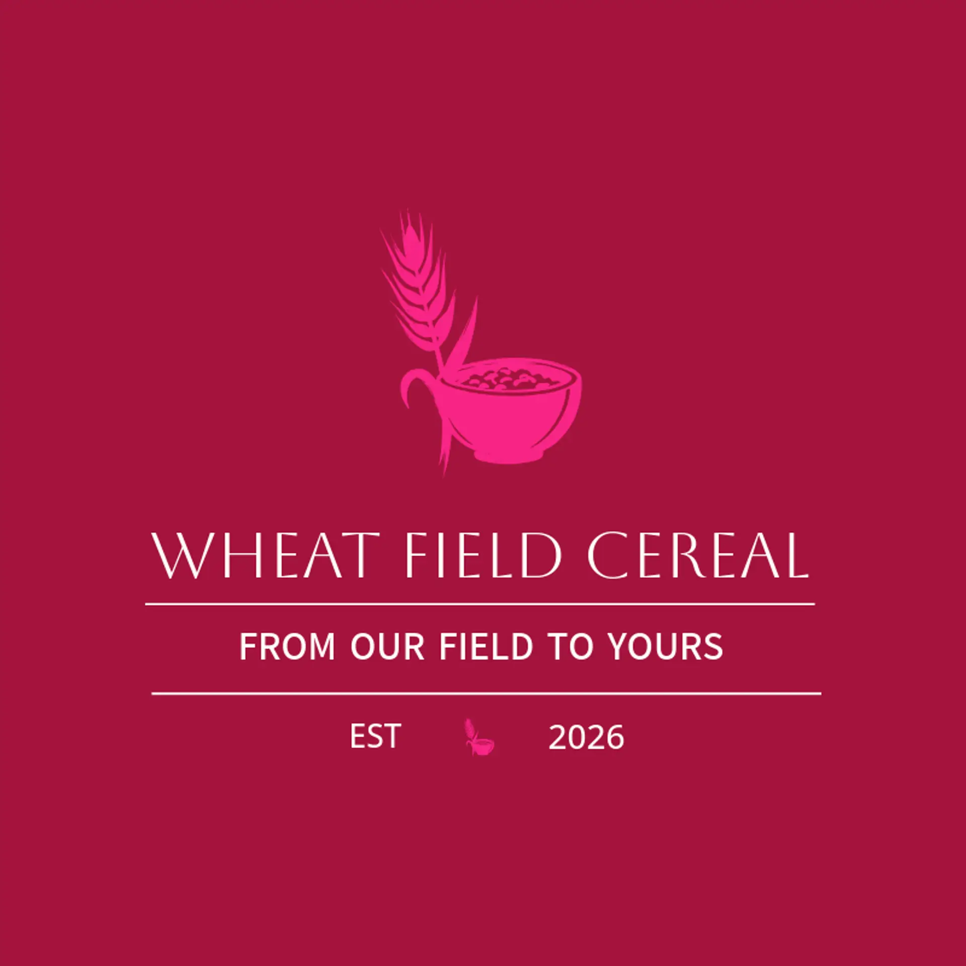 Wheat Field Cereal logo for cereal