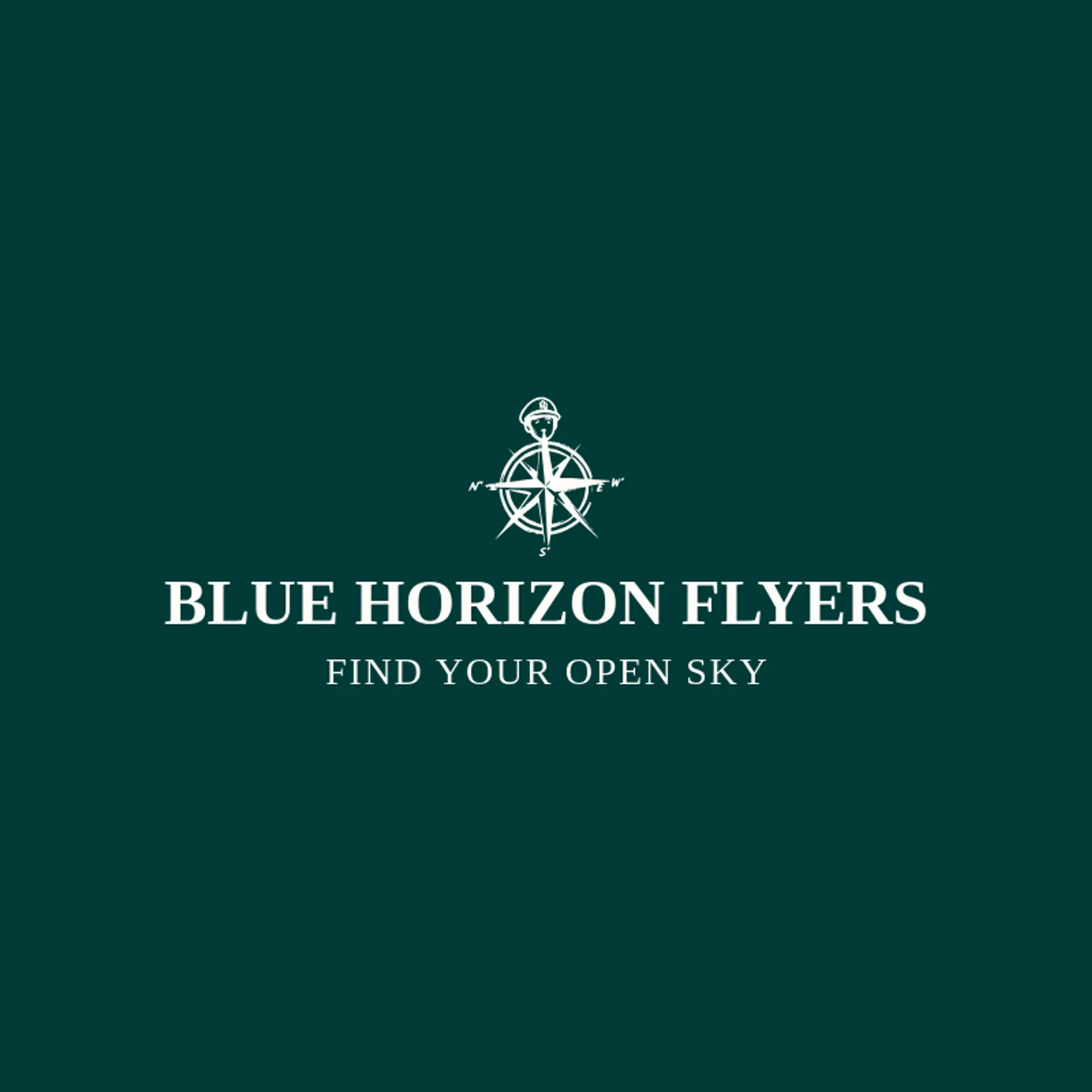Blue Horizon Flyers logo for aviator