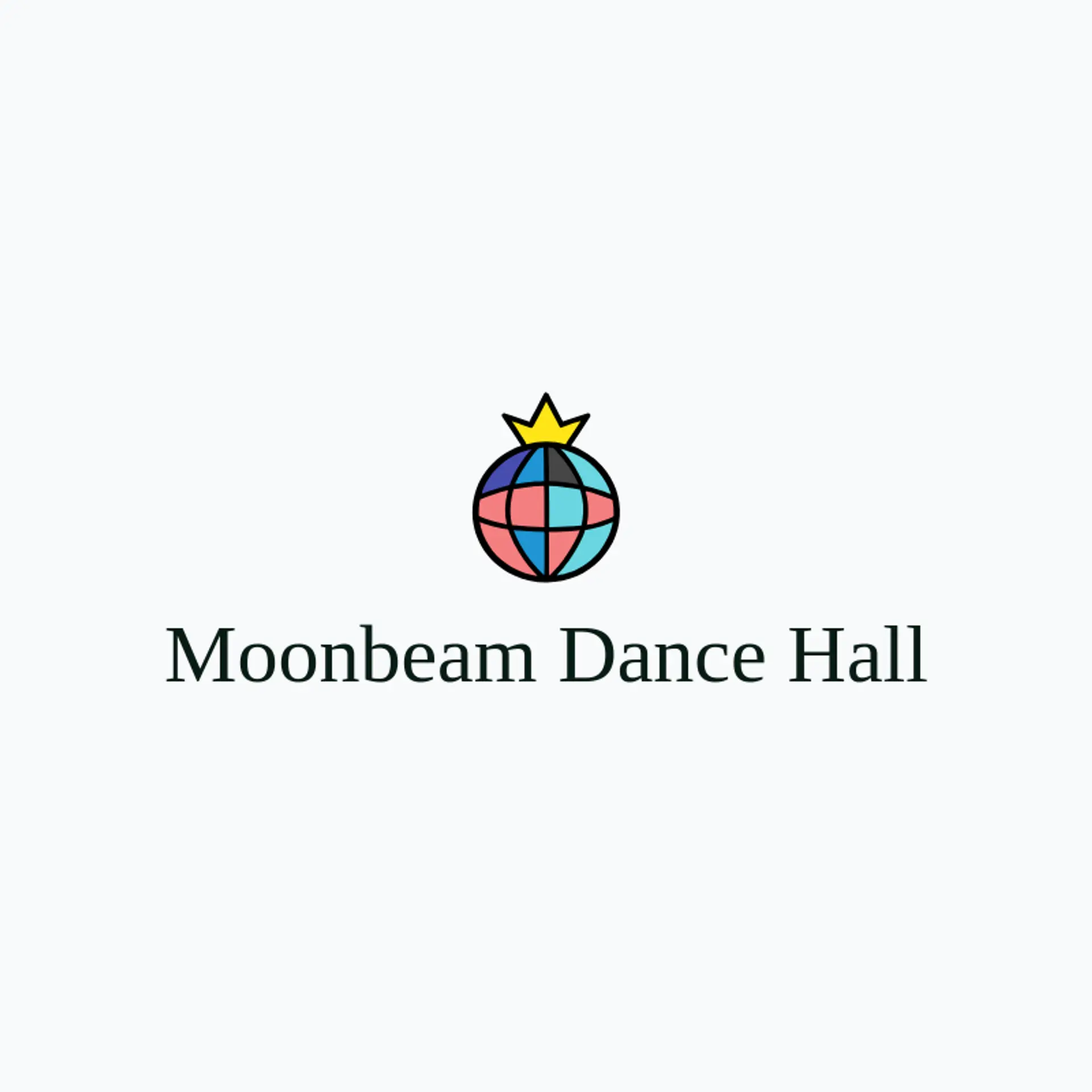 Moonbeam Dance Hall logo for disco