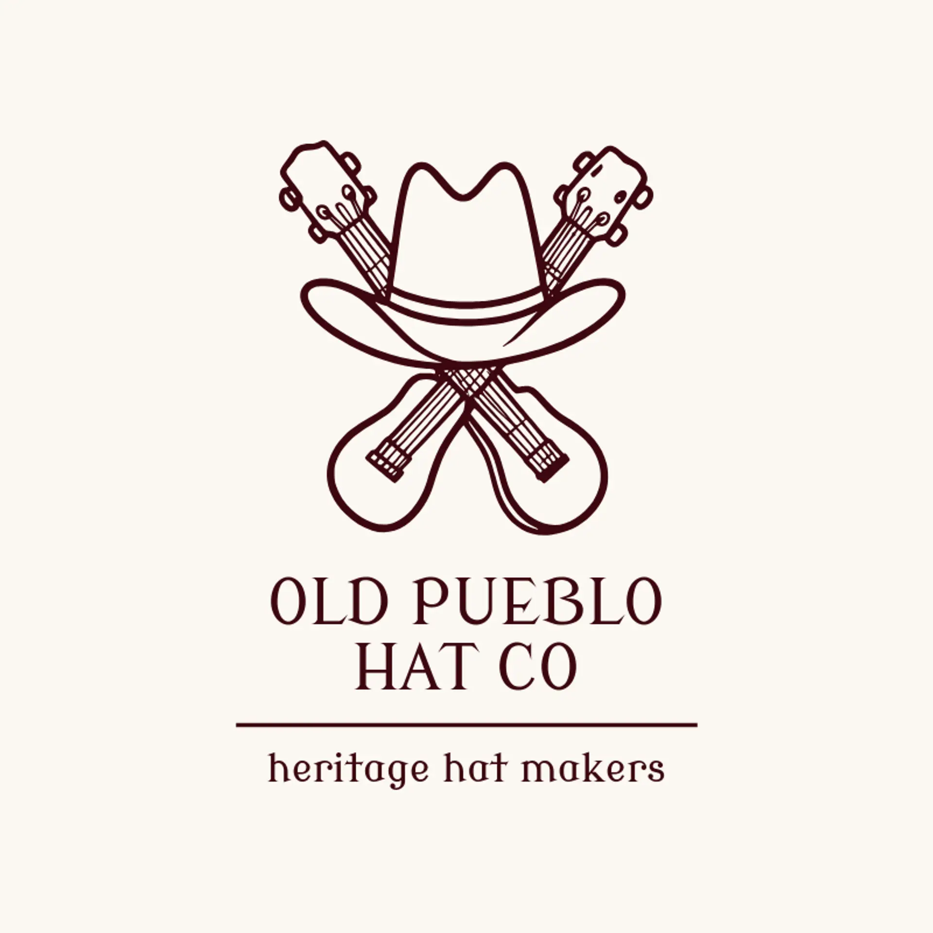 Old Pueblo Hat Co logo for cowboy hat