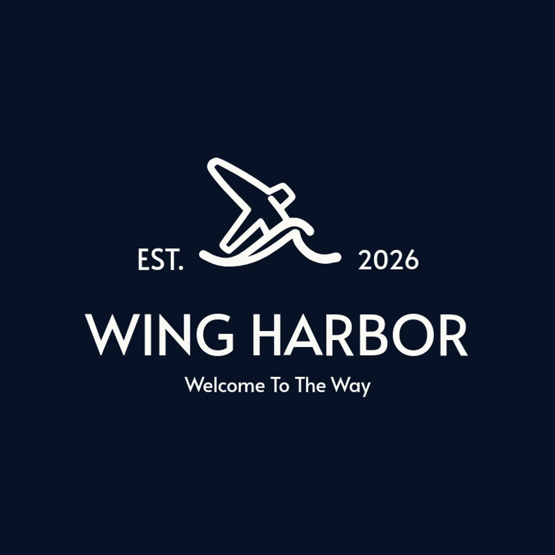 Wing Harbor logo for airline