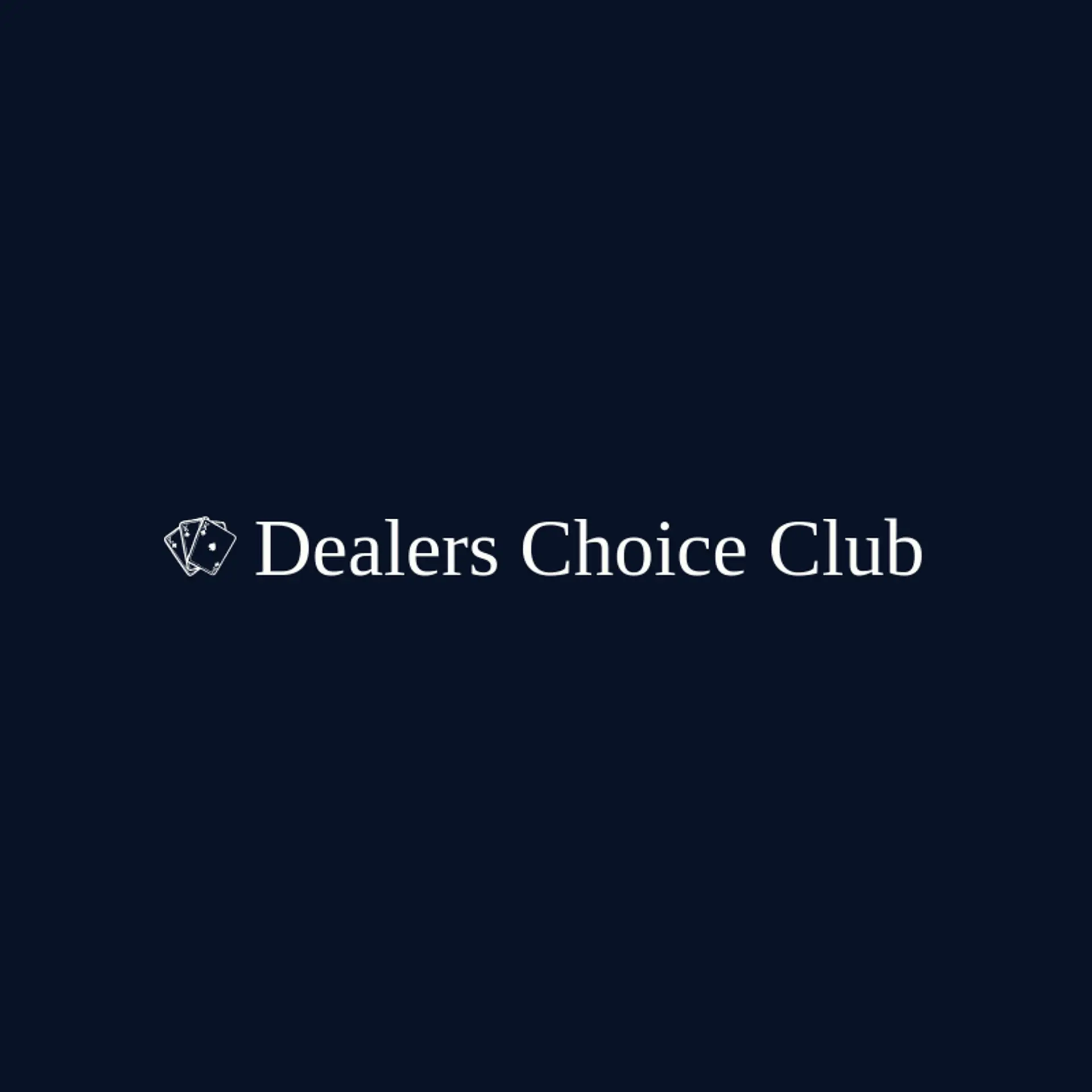 Dealers Choice Club logo for blackjack