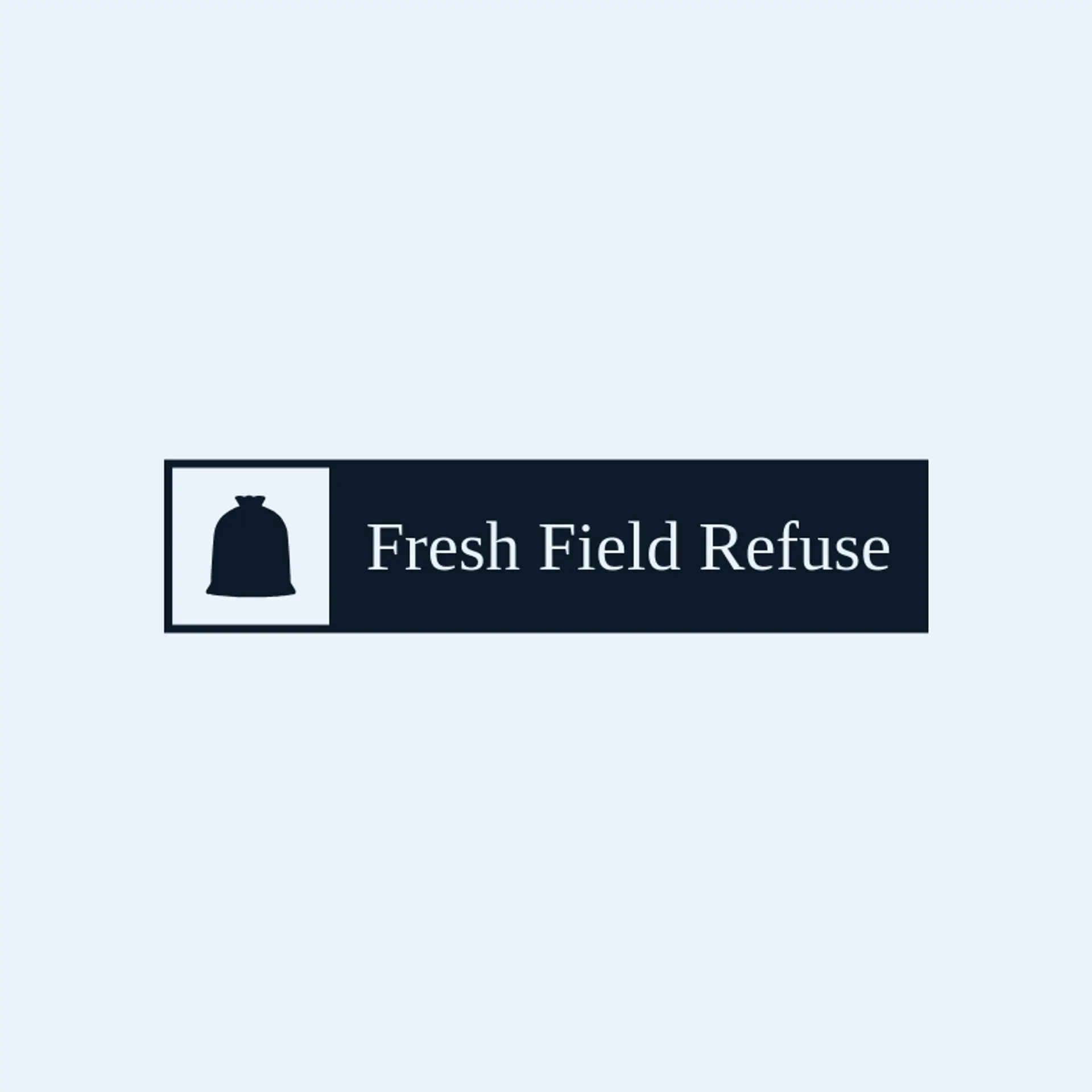 Fresh Field Refuse logo for garbage
