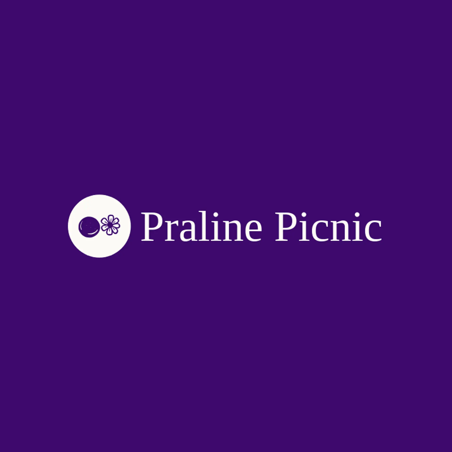 Praline Picnic logo for sweet