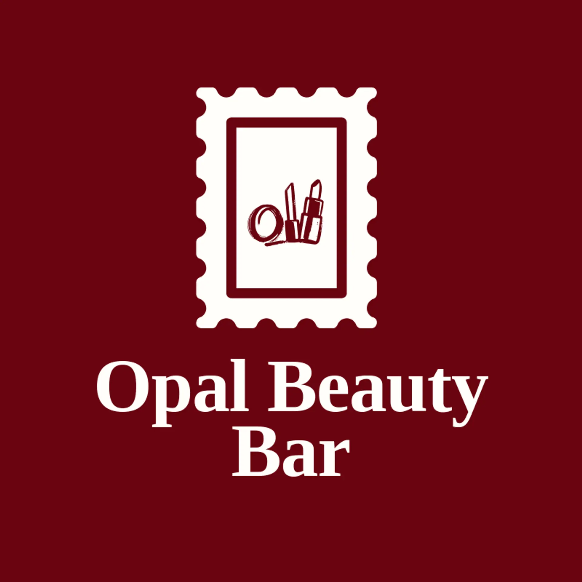 Opal Beauty Bar logo for cosmetics