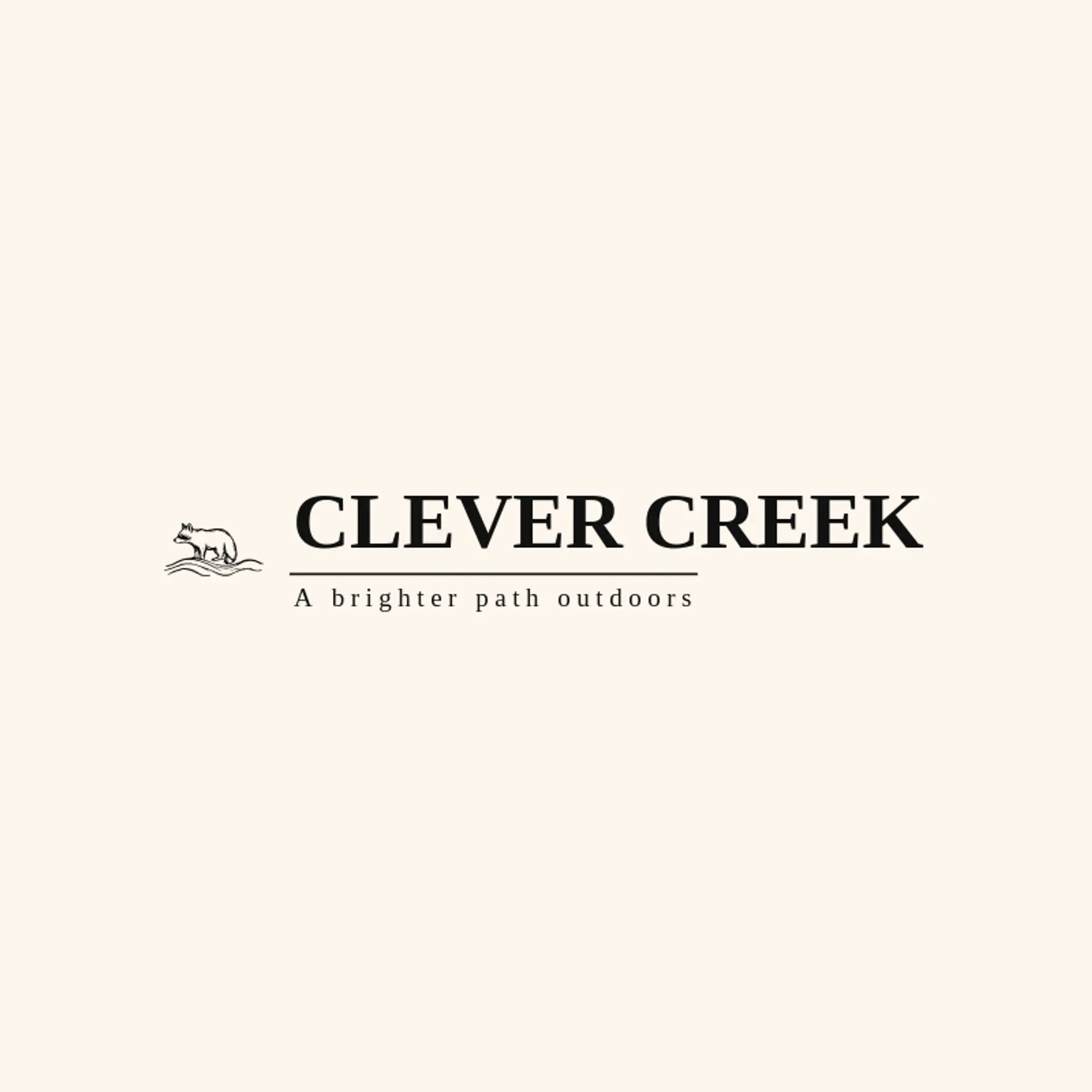 Clever Creek logo for raccoon
