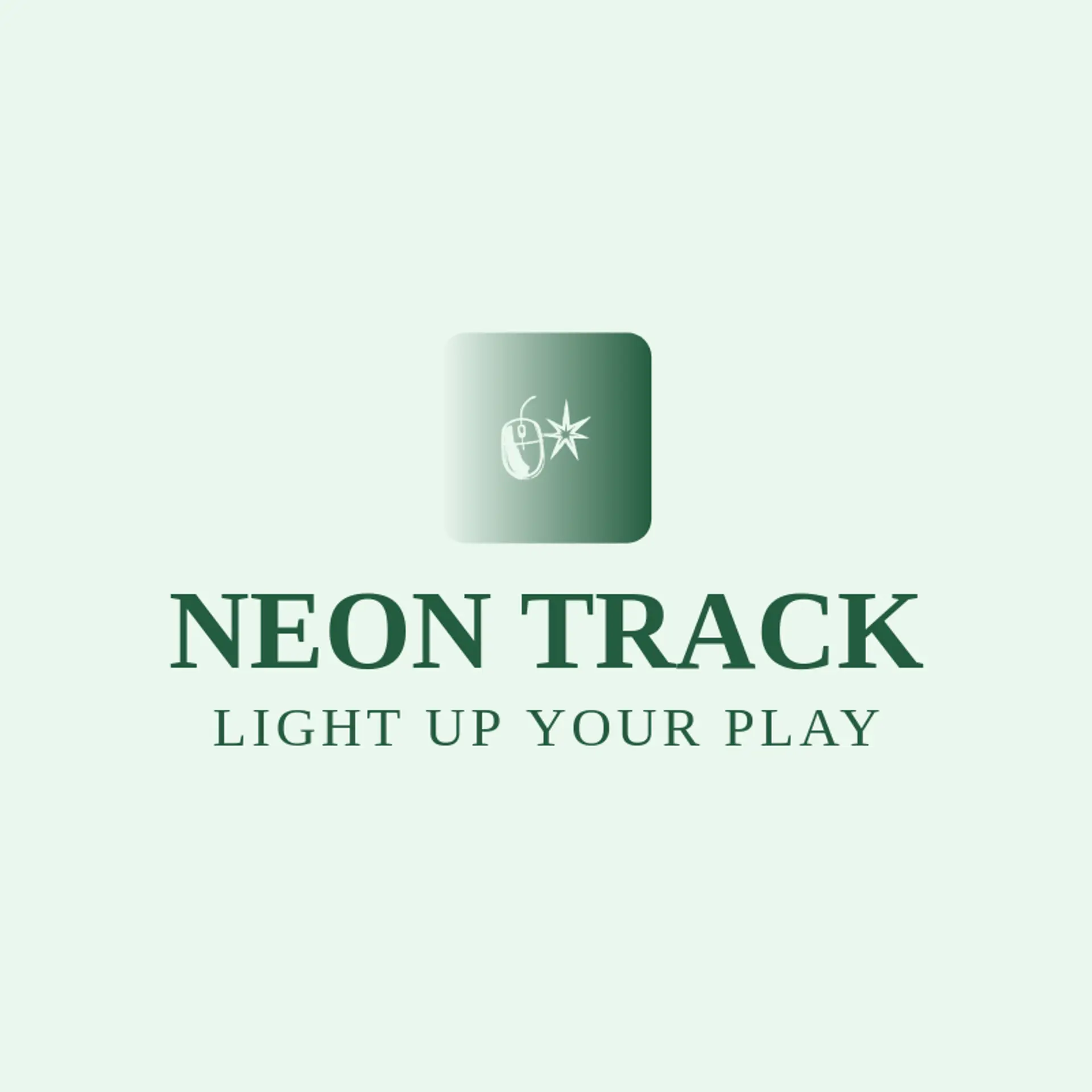 Neon Track logo for mouse