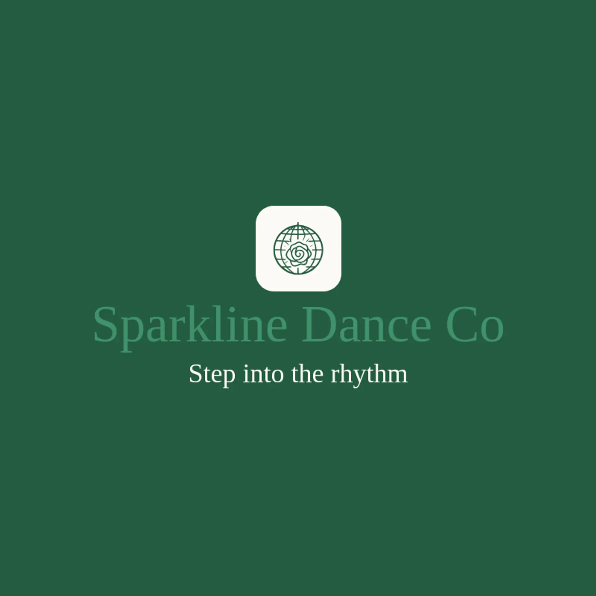 Sparkline Dance Co logo for disco