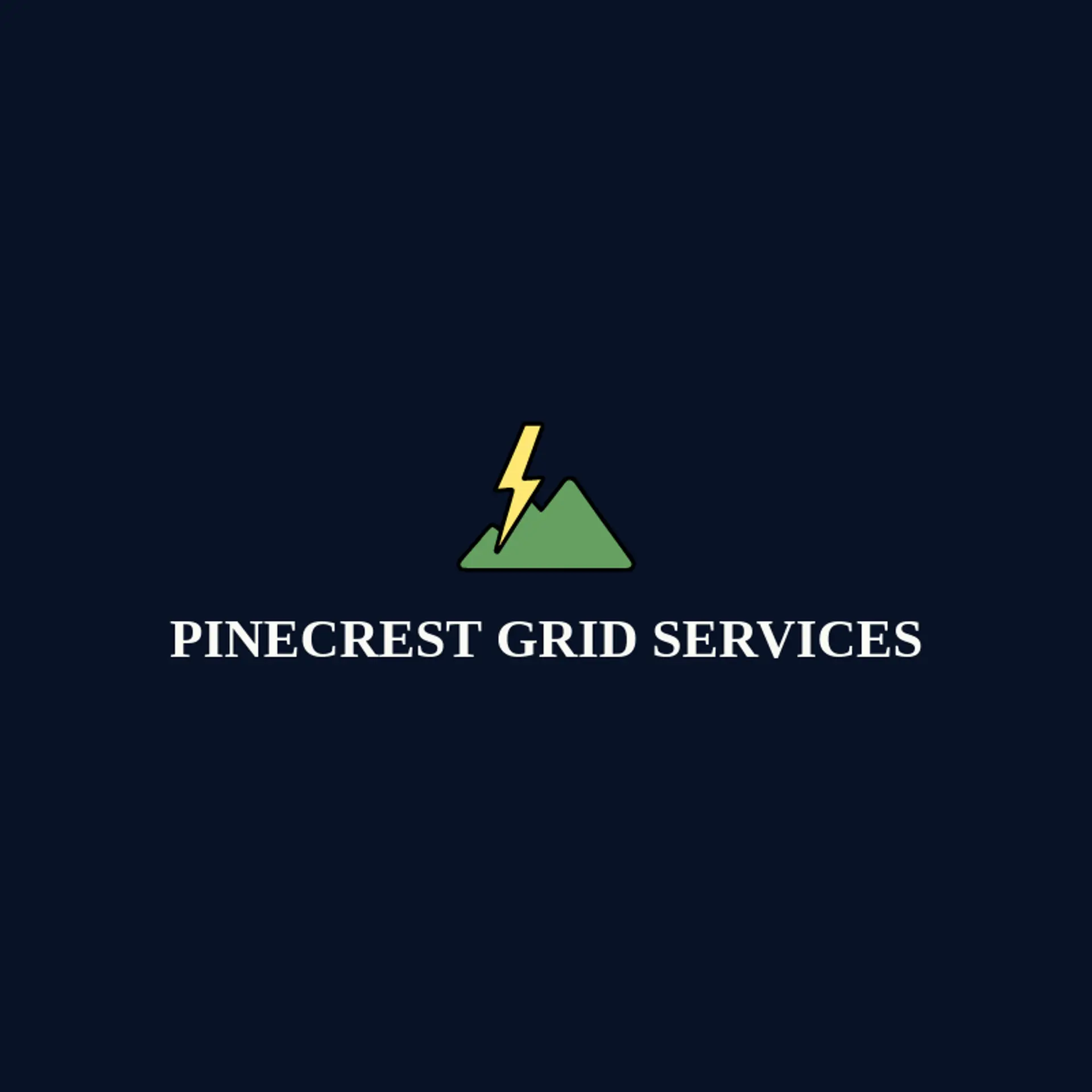 Pinecrest Grid Services logo for electricity