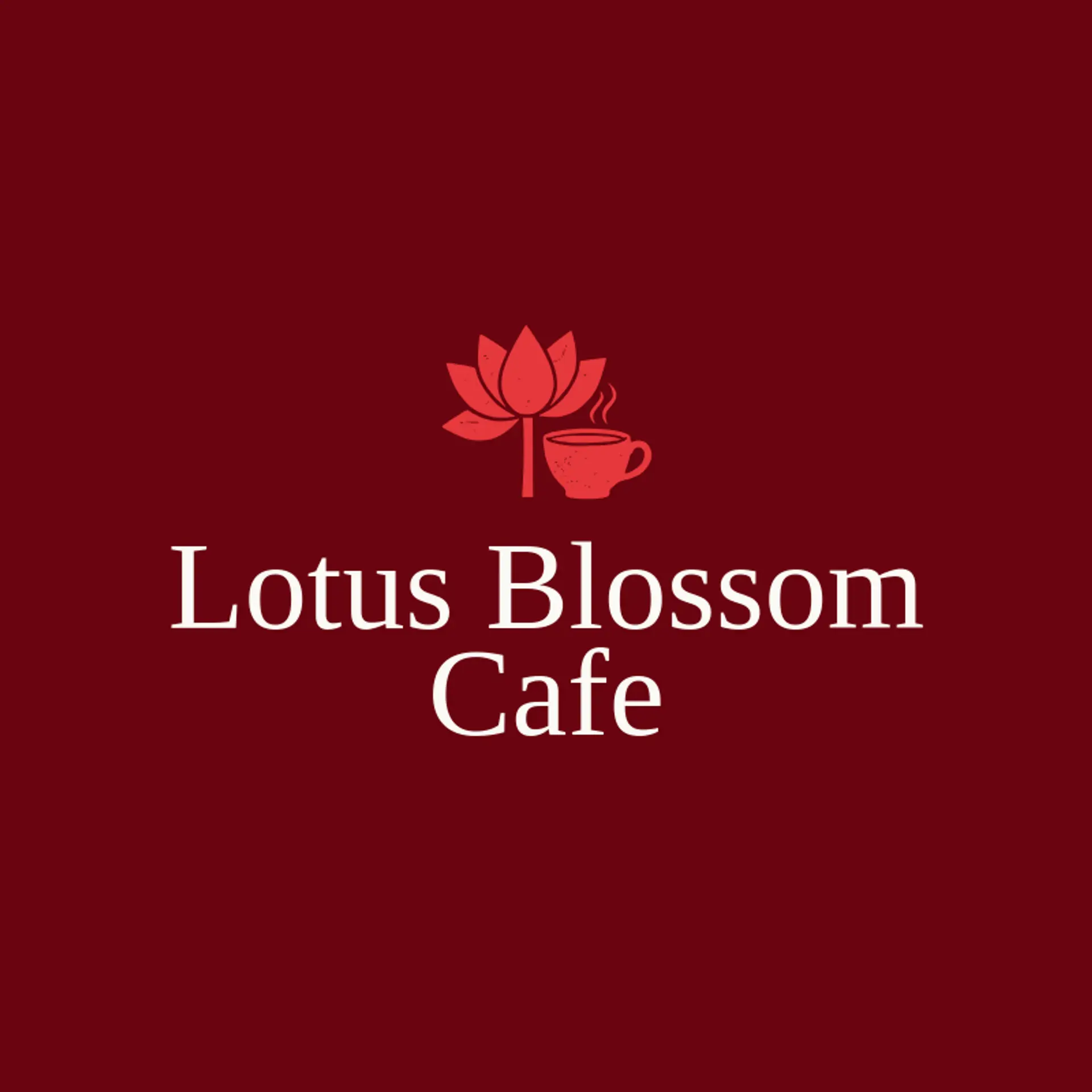 Lotus Blossom Cafe logo for lotus flower