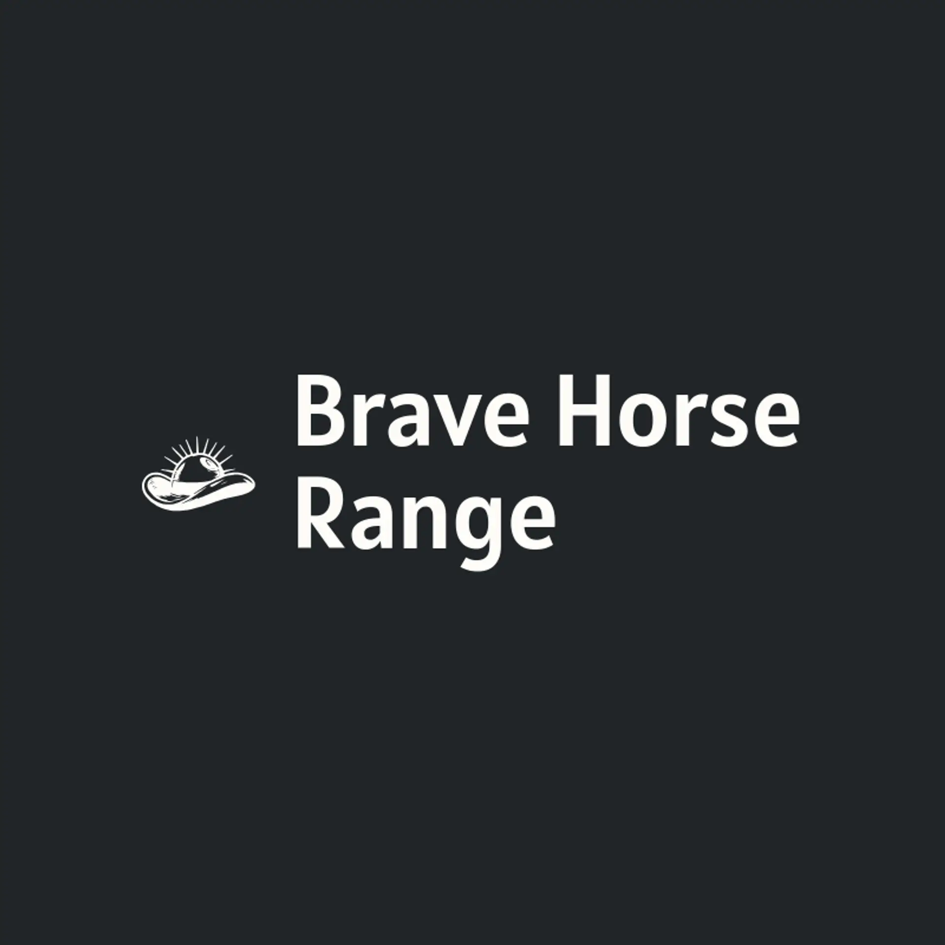 Brave Horse Range logo for ranch