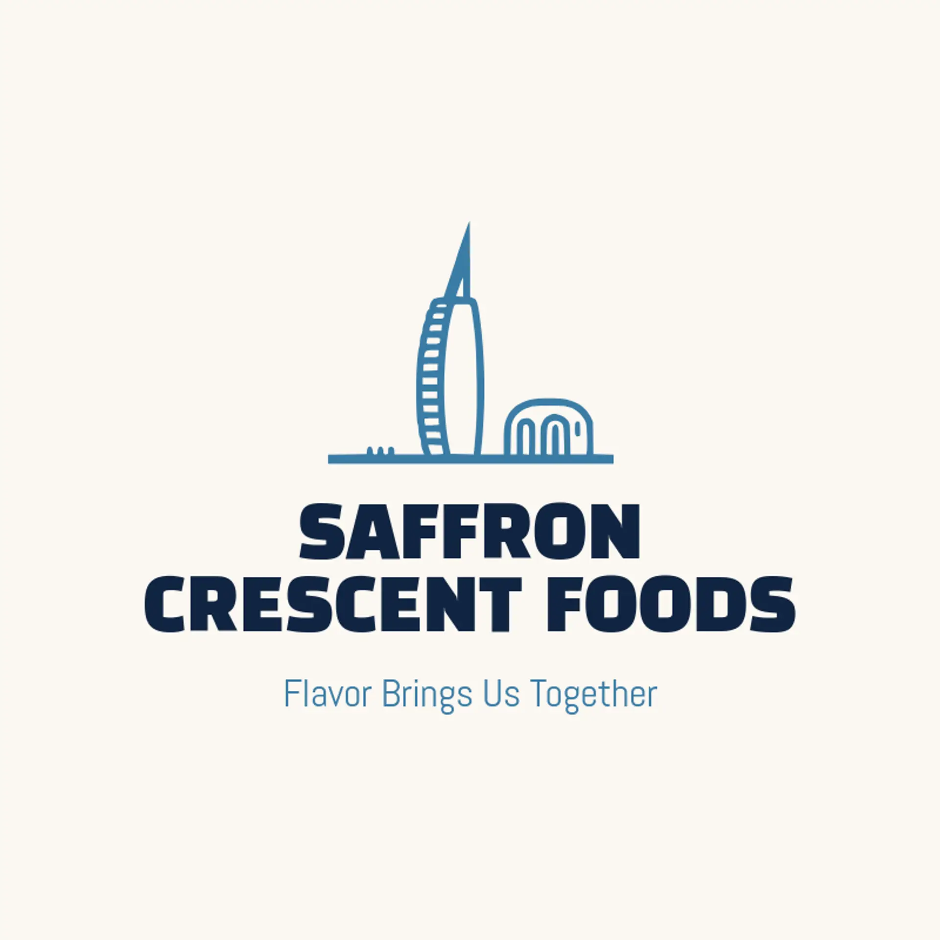 Saffron Crescent Foods logo for dubai
