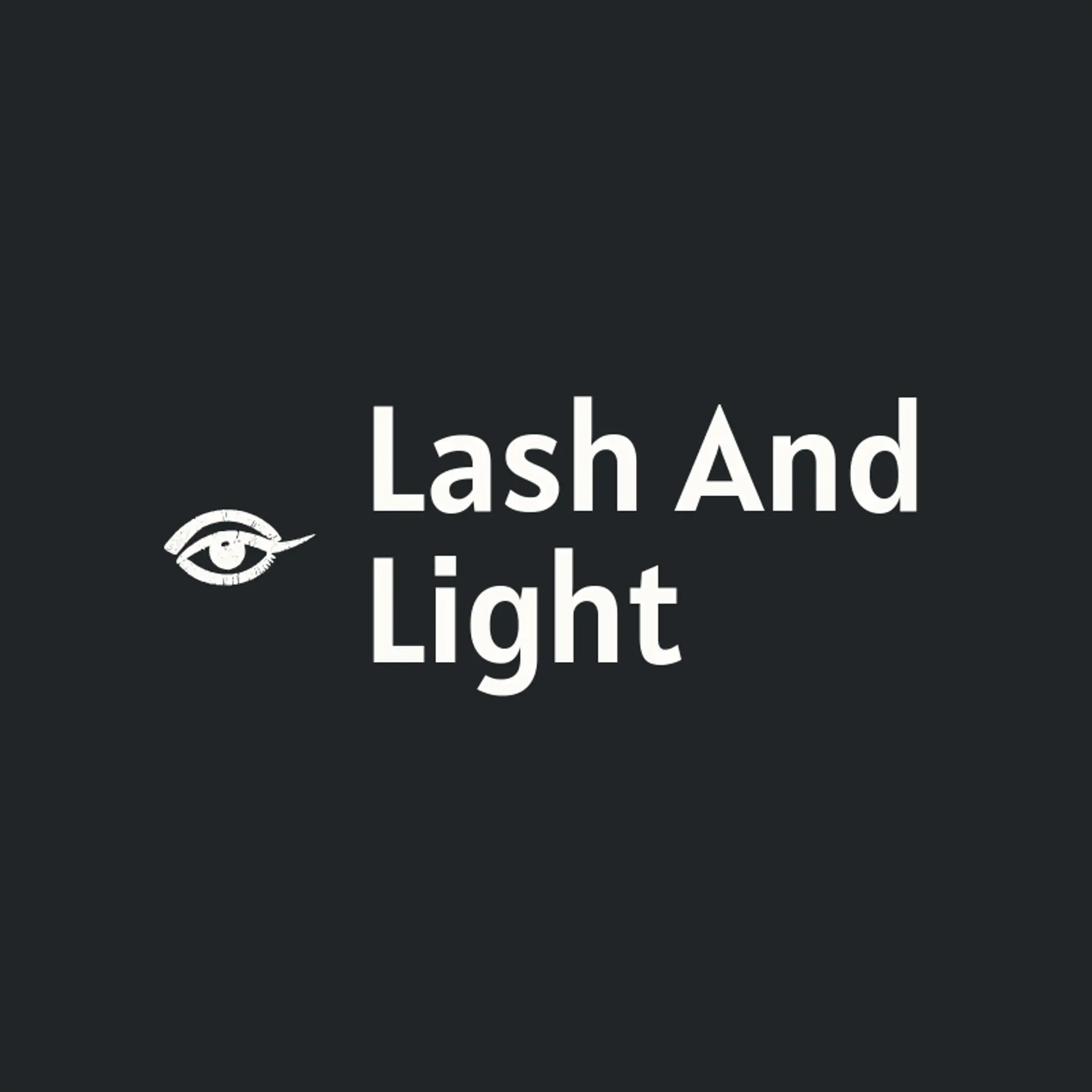 Lash And Light logo for makeup
