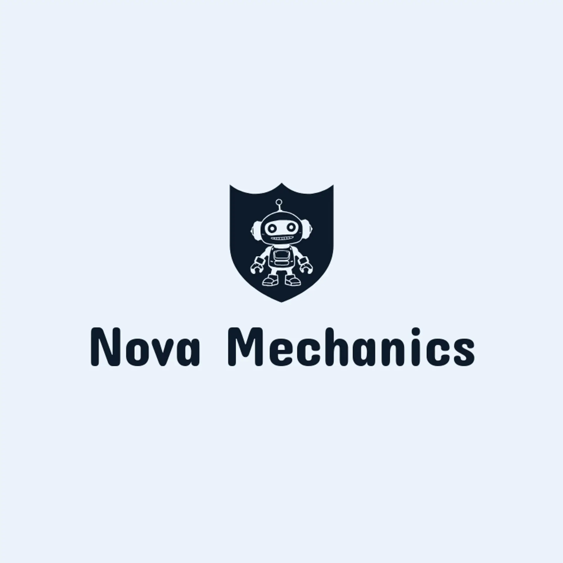 Nova Mechanics logo for cyborg