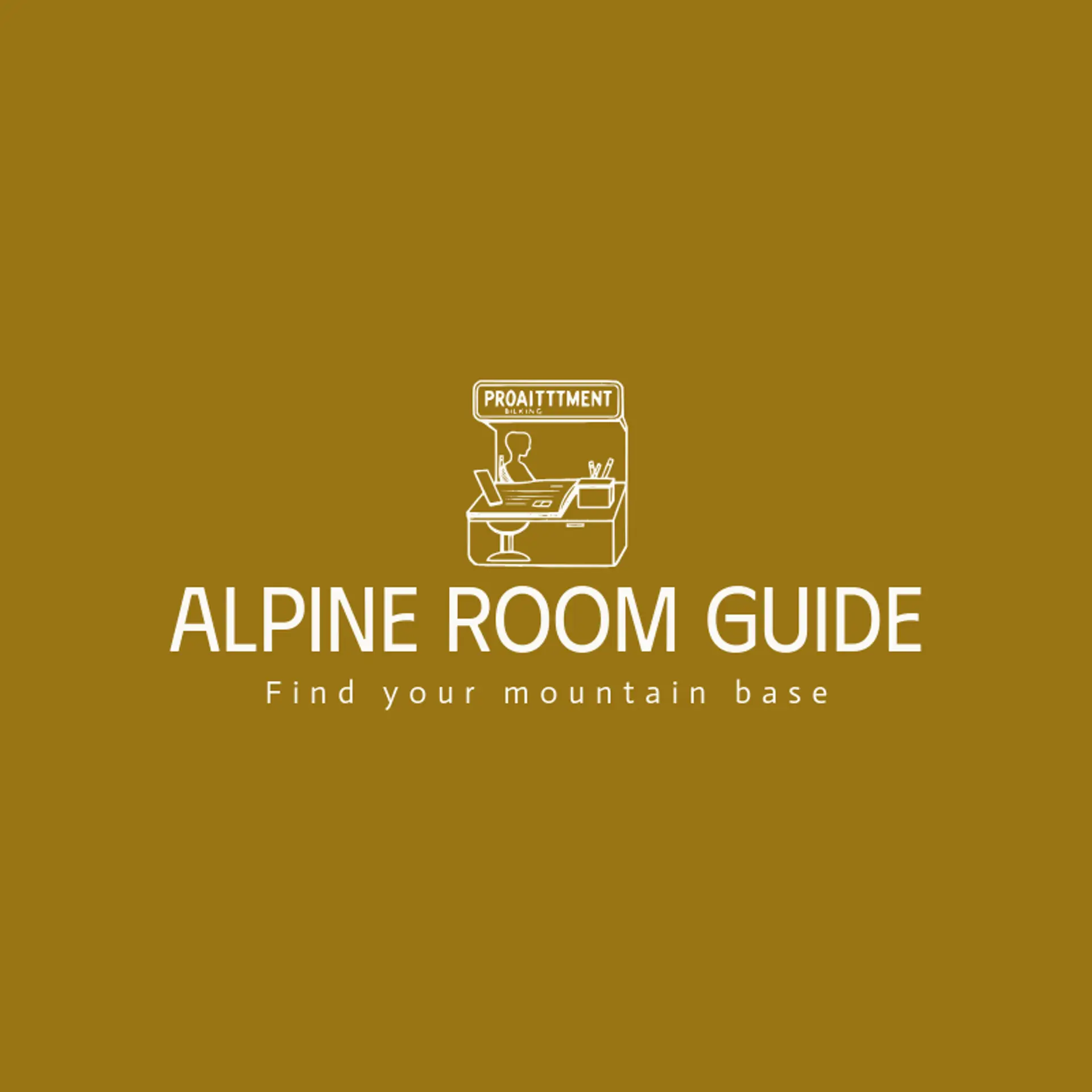 Alpine Room Guide logo for booking