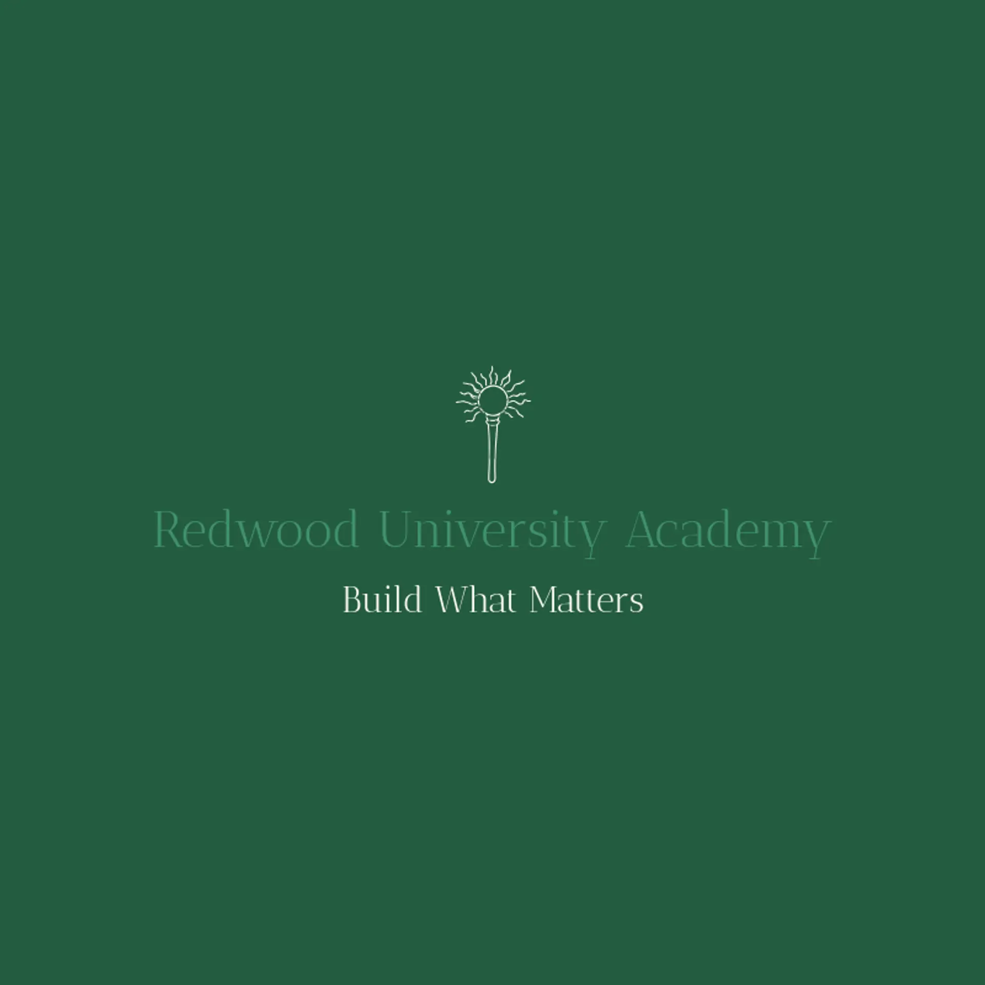 Redwood University Academy logo for university