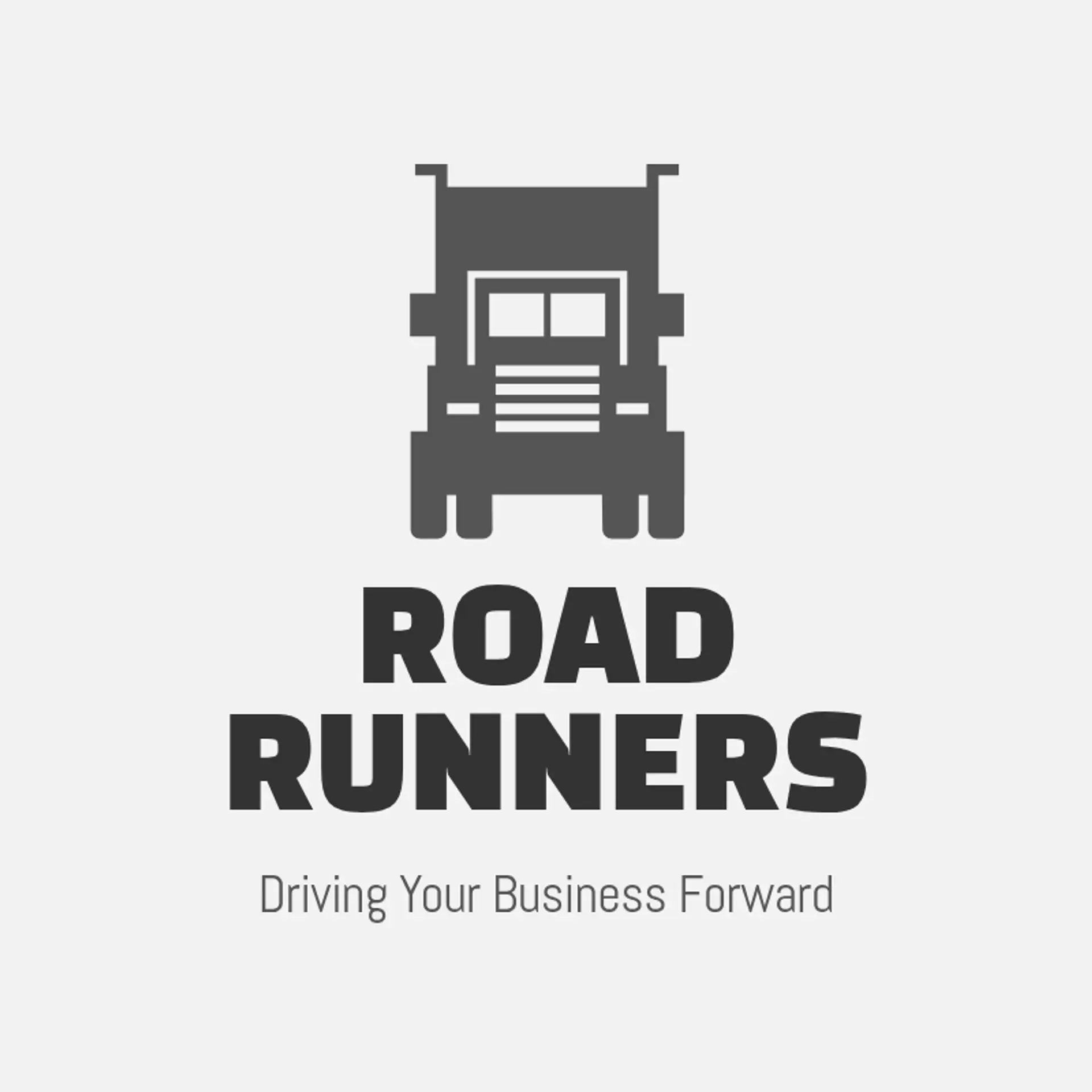 Road Runners logo for automotive truck