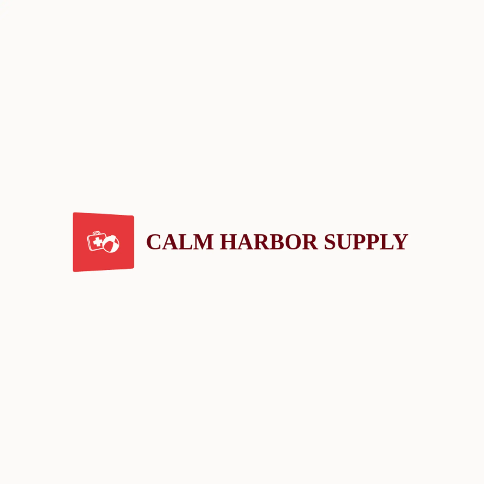 Calm Harbor Supply logo for first aid kit