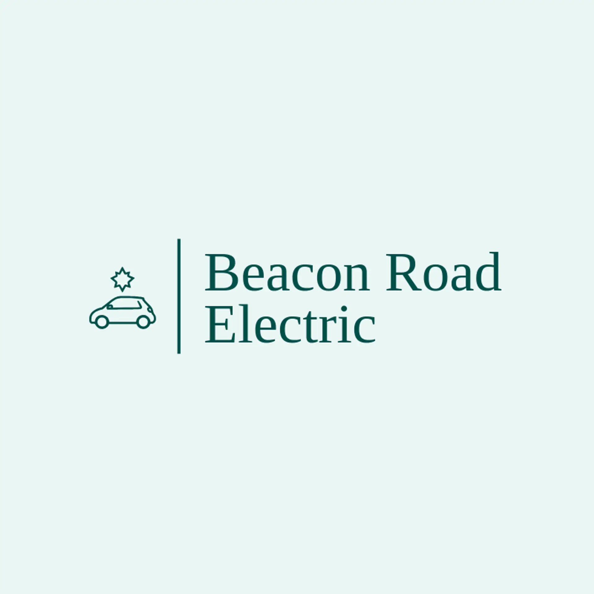 Beacon Road Electric logo for electric car