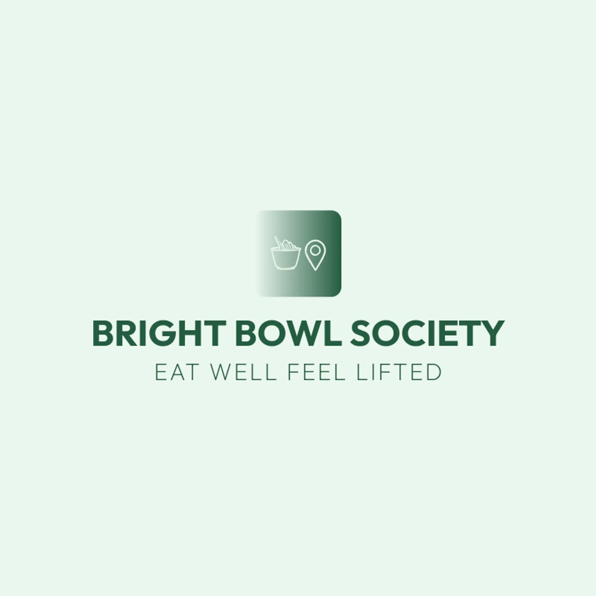 Bright Bowl Society logo for cloud kitchen