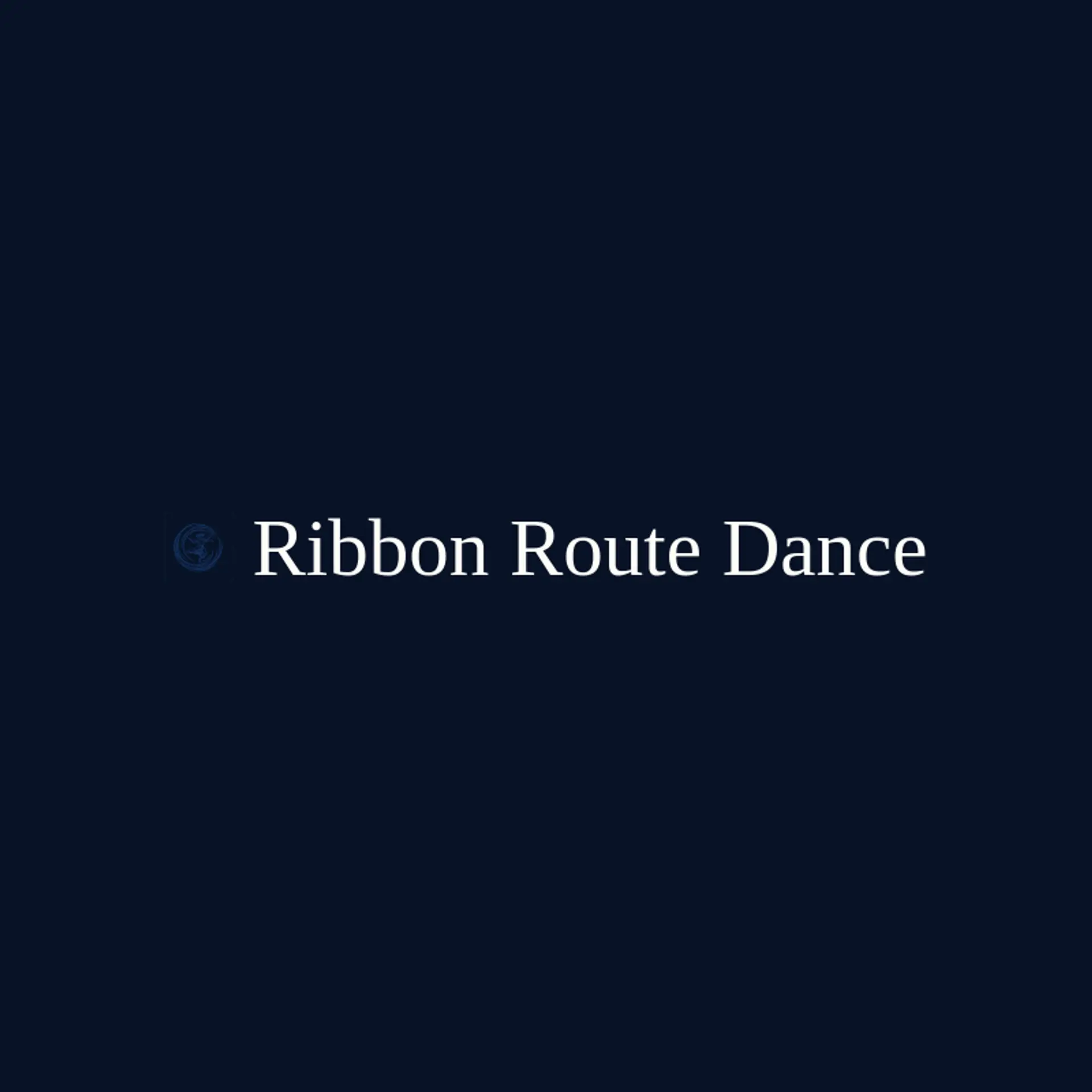 Ribbon Route Dance logo for swirl
