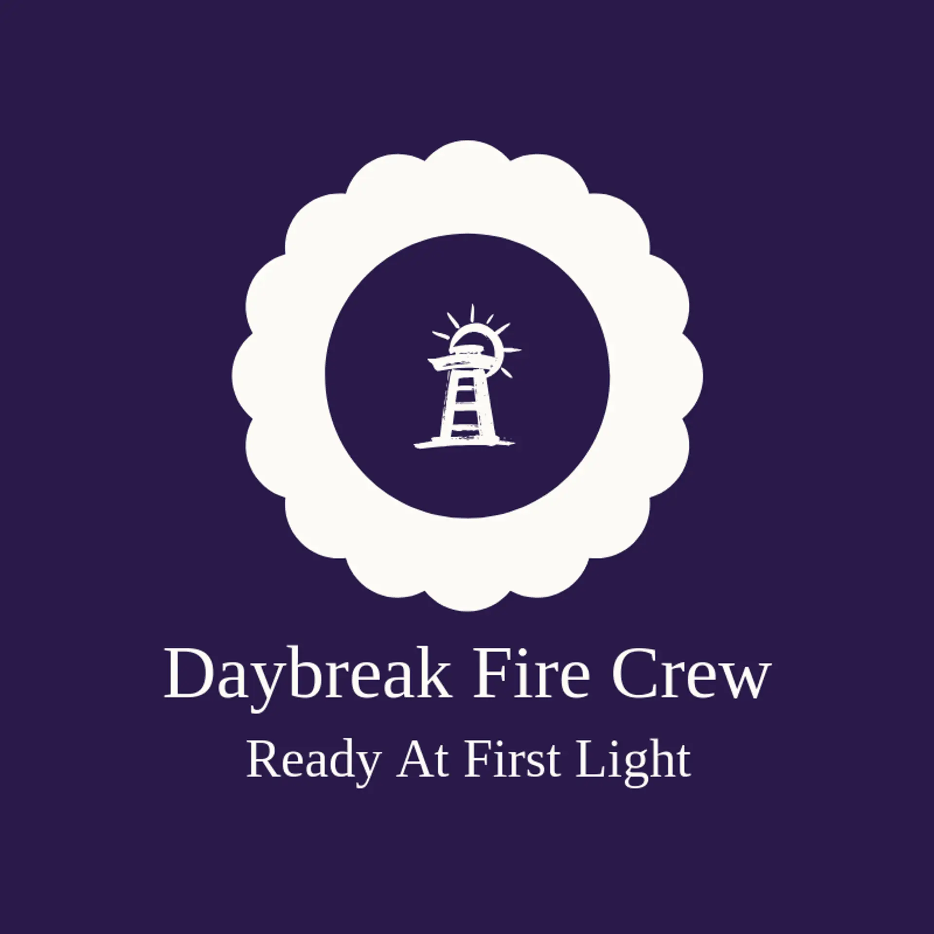 Daybreak Fire Crew logo for fire station