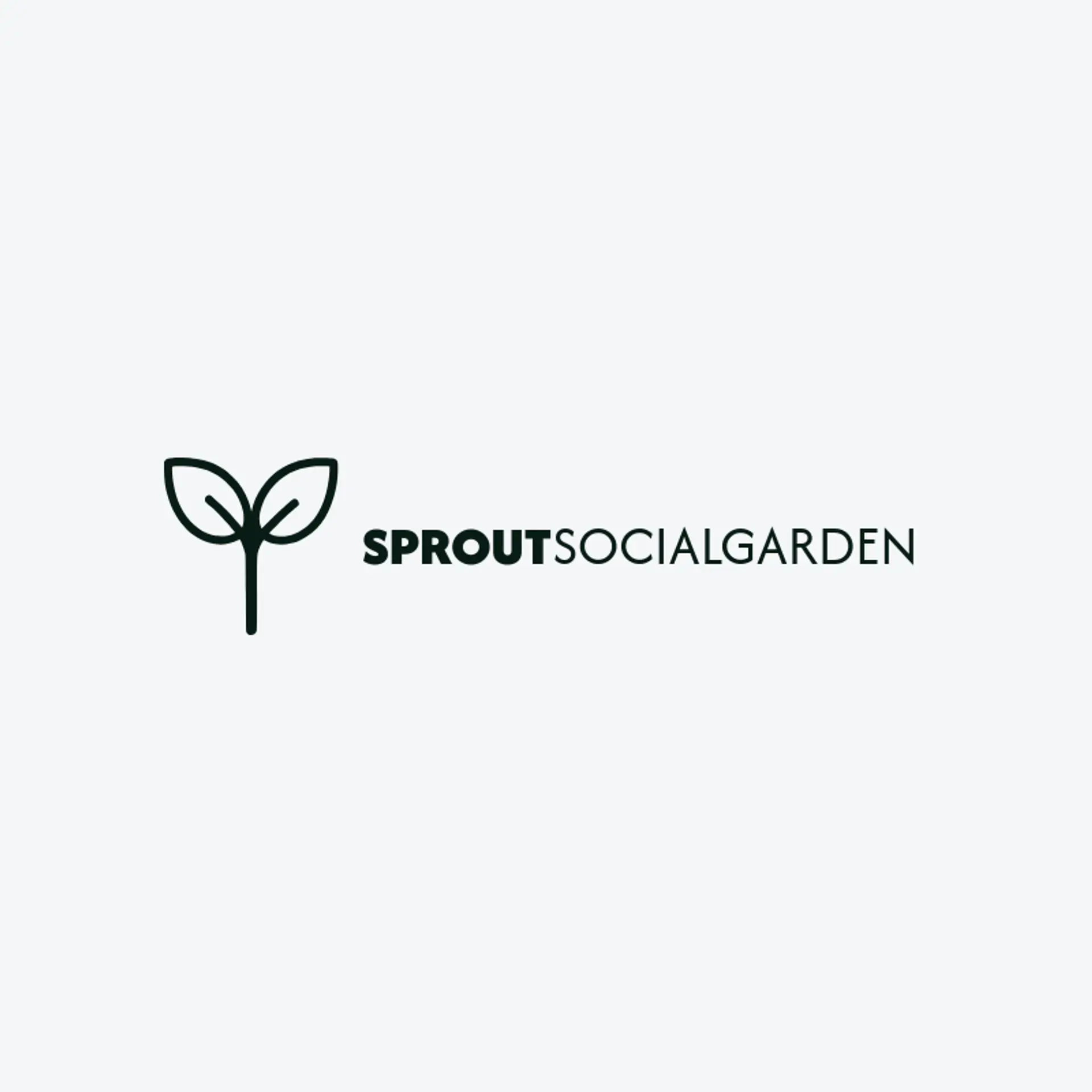 Sprout Social Garden logo for leaf