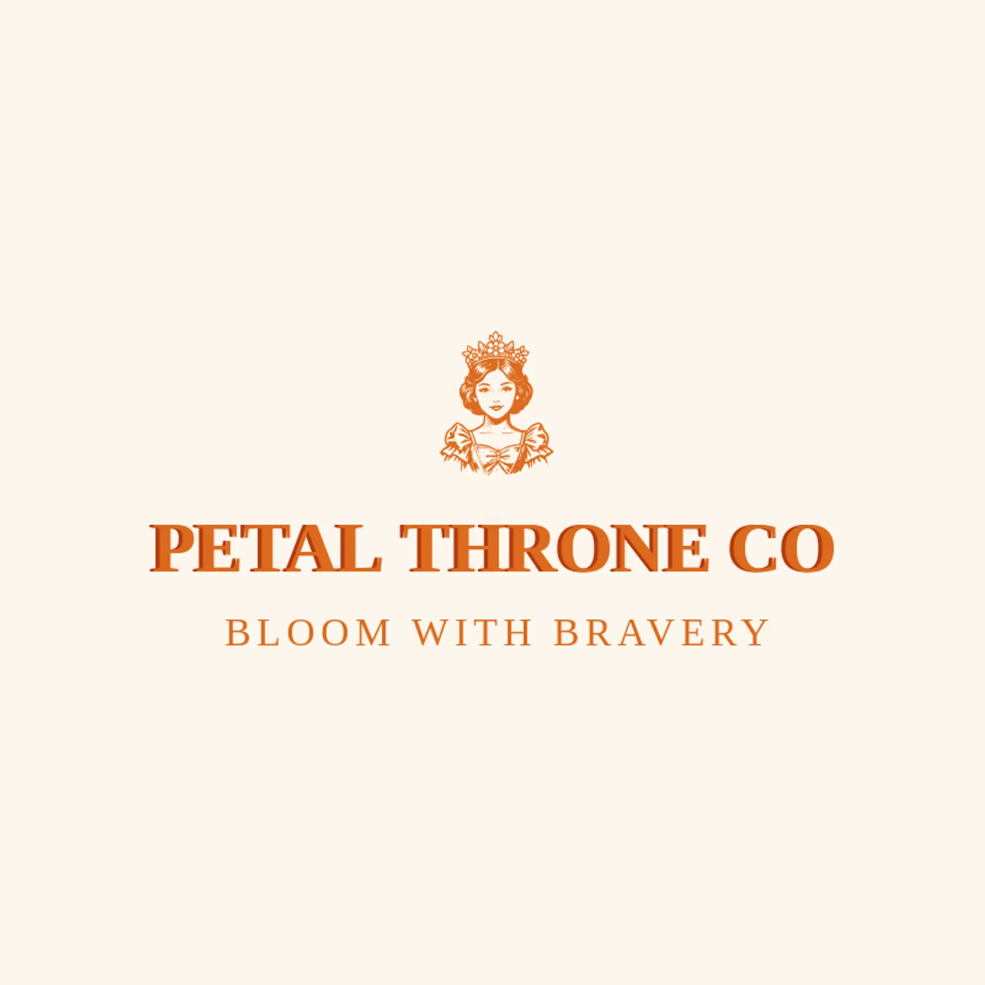 Petal Throne Co logo for princess