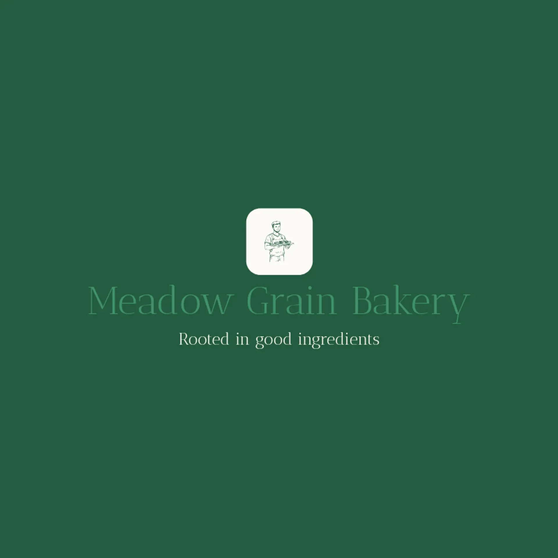 Meadow Grain Bakery logo for baker