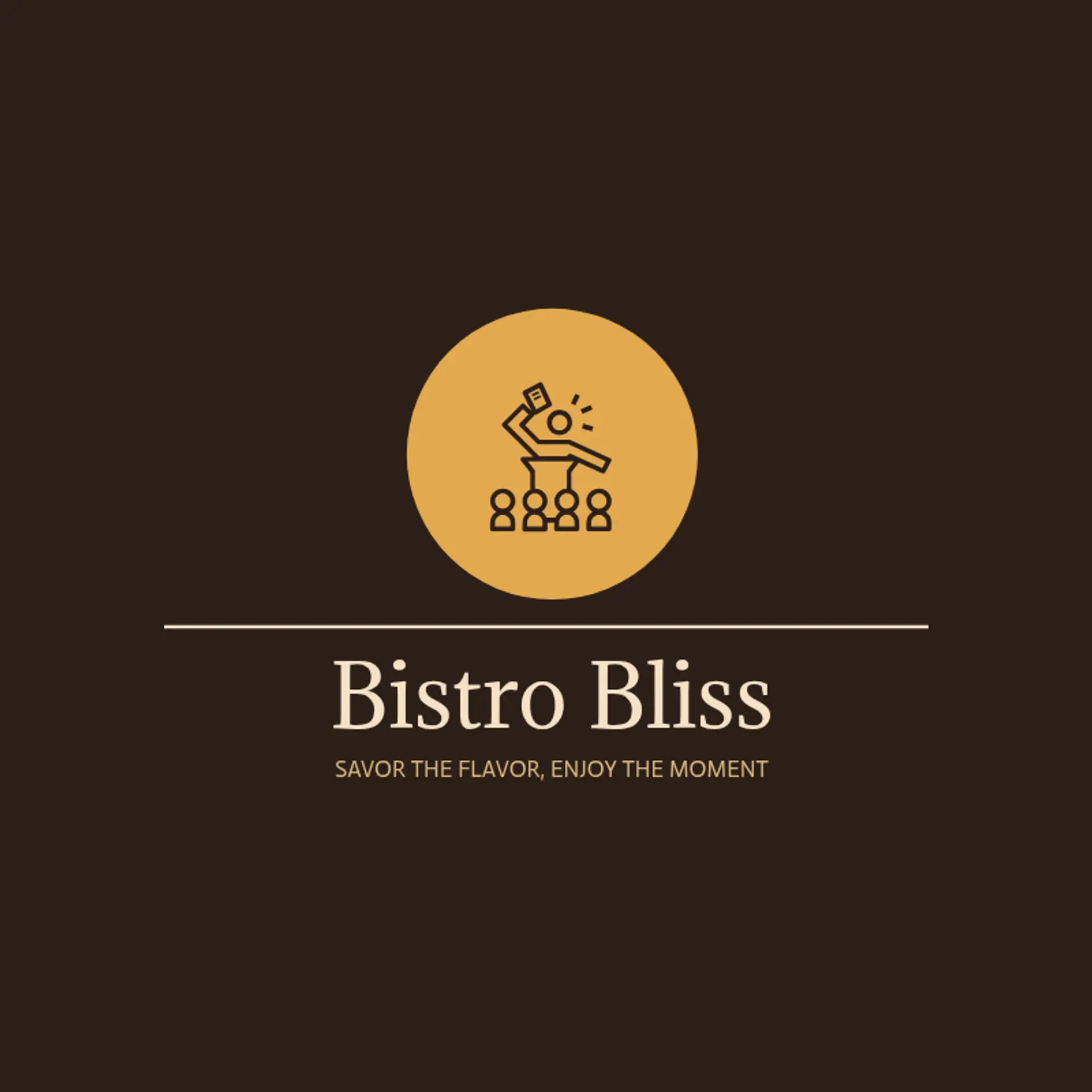 Bistro Bliss logo for bar restaurant
