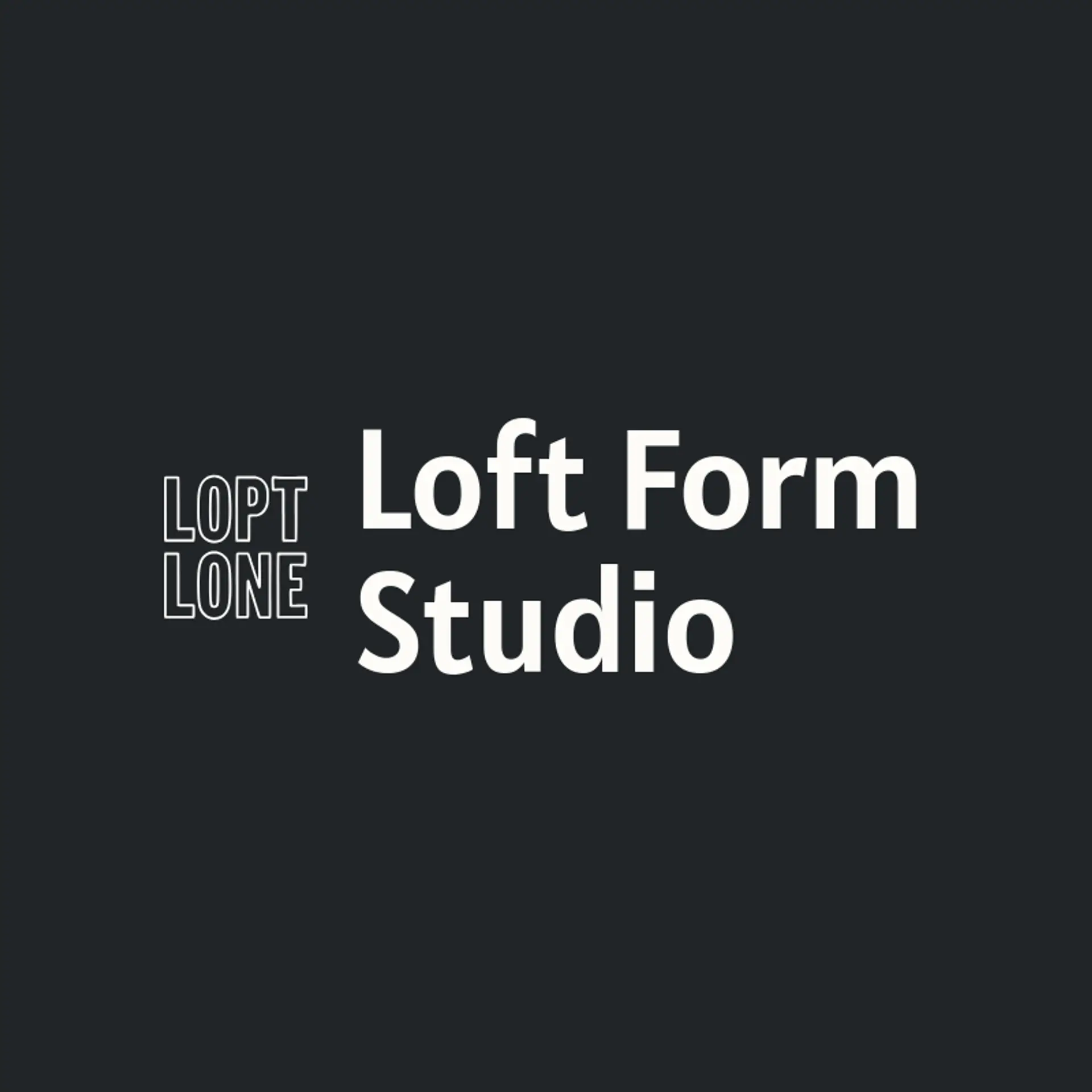 Loft Form Studio logo for loft