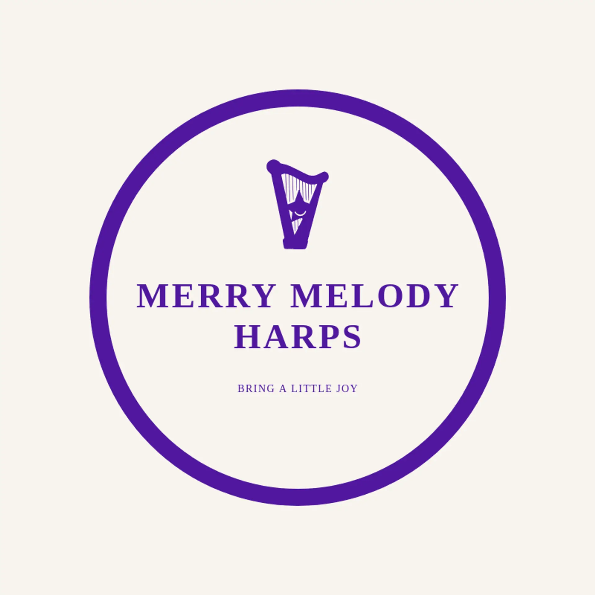 Merry Melody Harps logo for harp