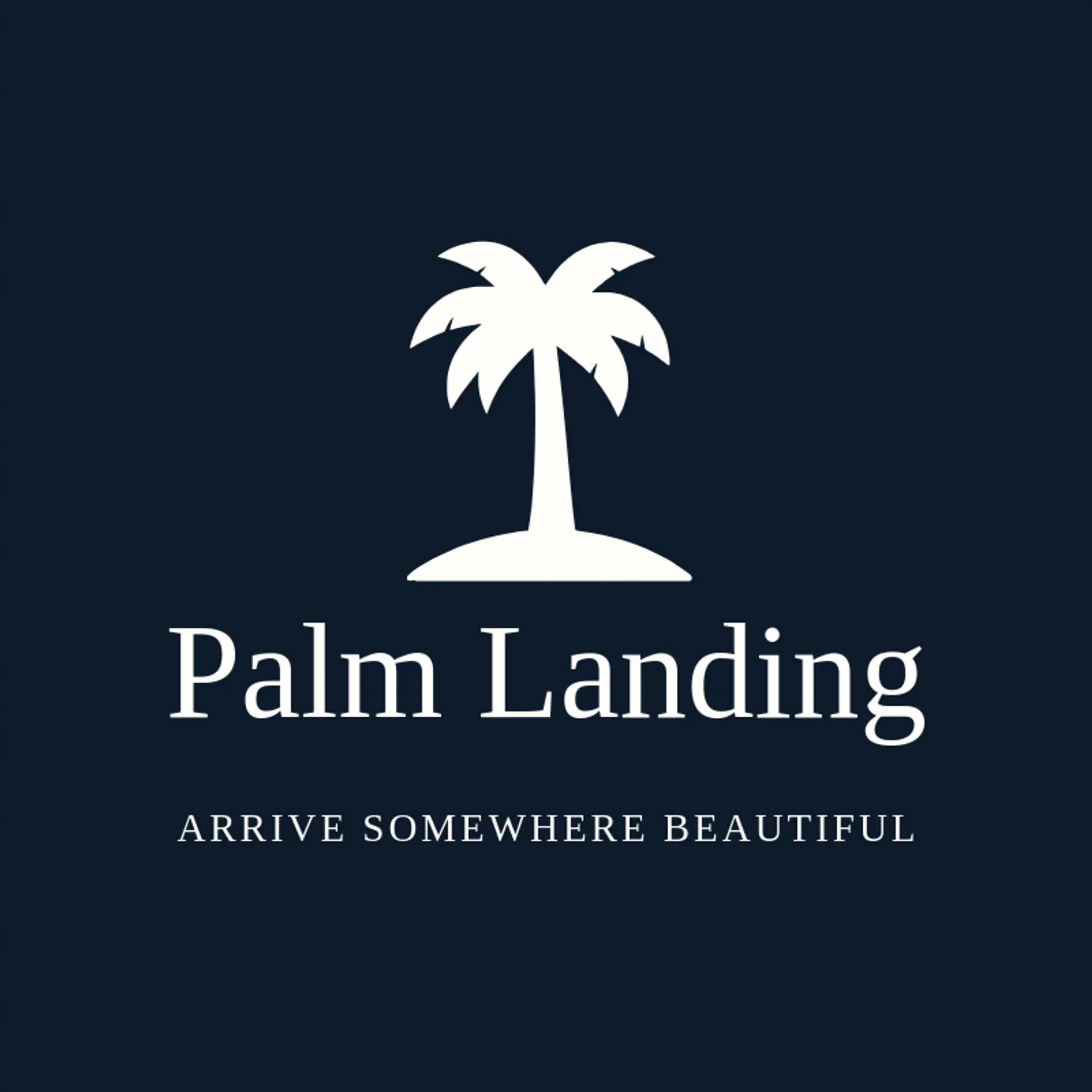 Palm Landing logo for palm tree