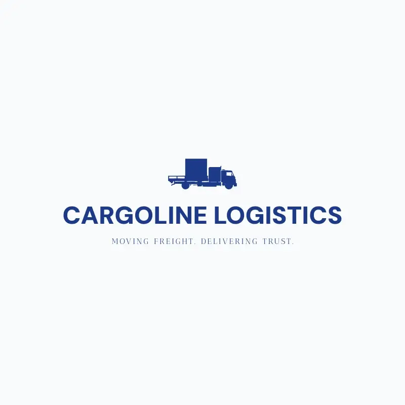 The trucking company name CargoLine Logistics as a branded logo with a single color icon