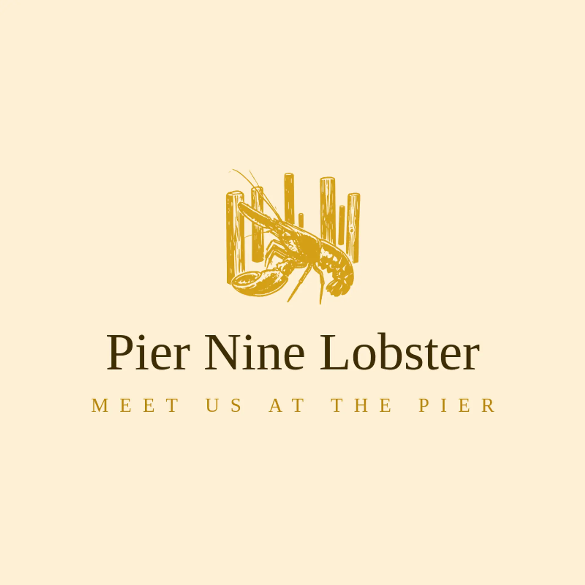 Pier Nine Lobster logo for lobster