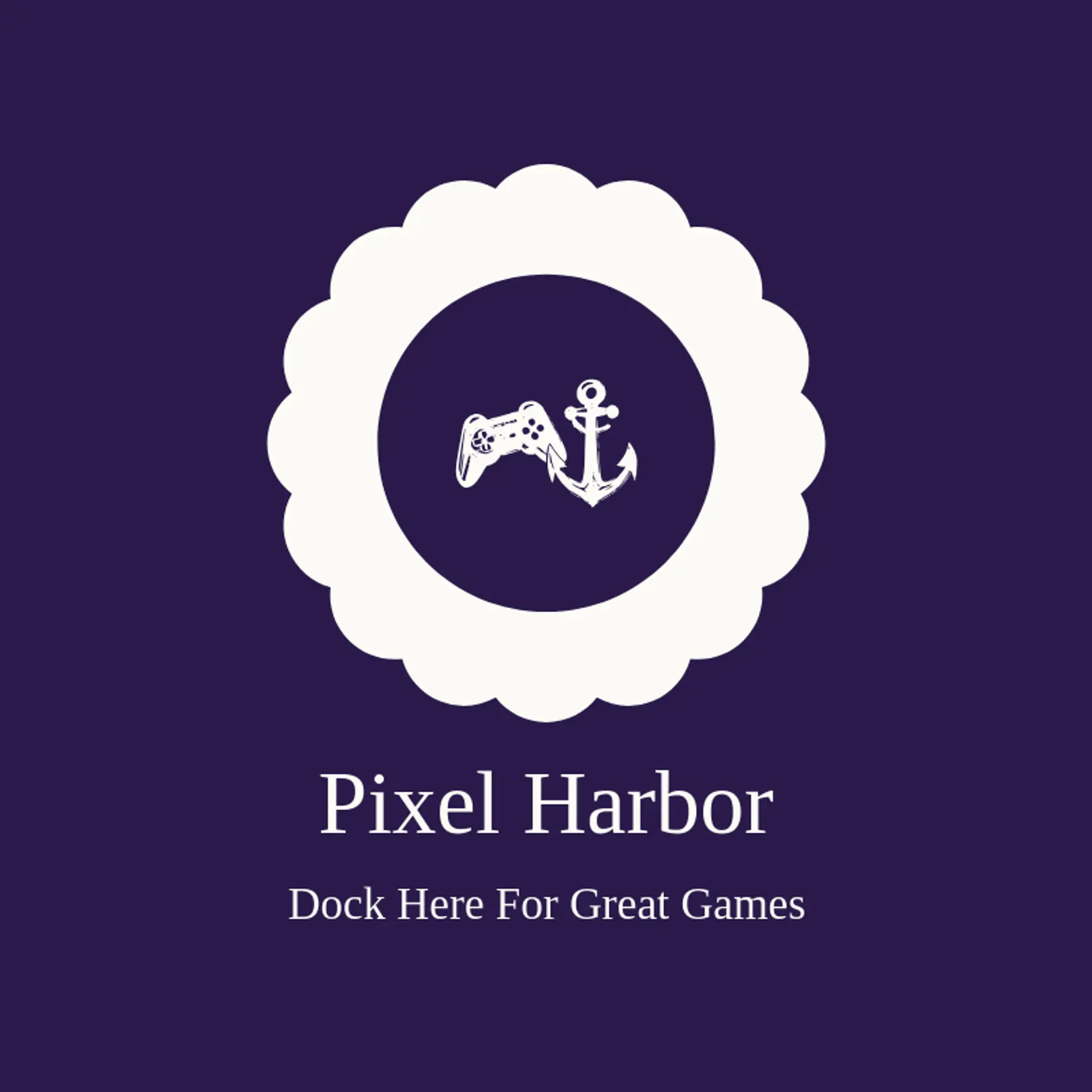 Pixel Harbor logo for game controller