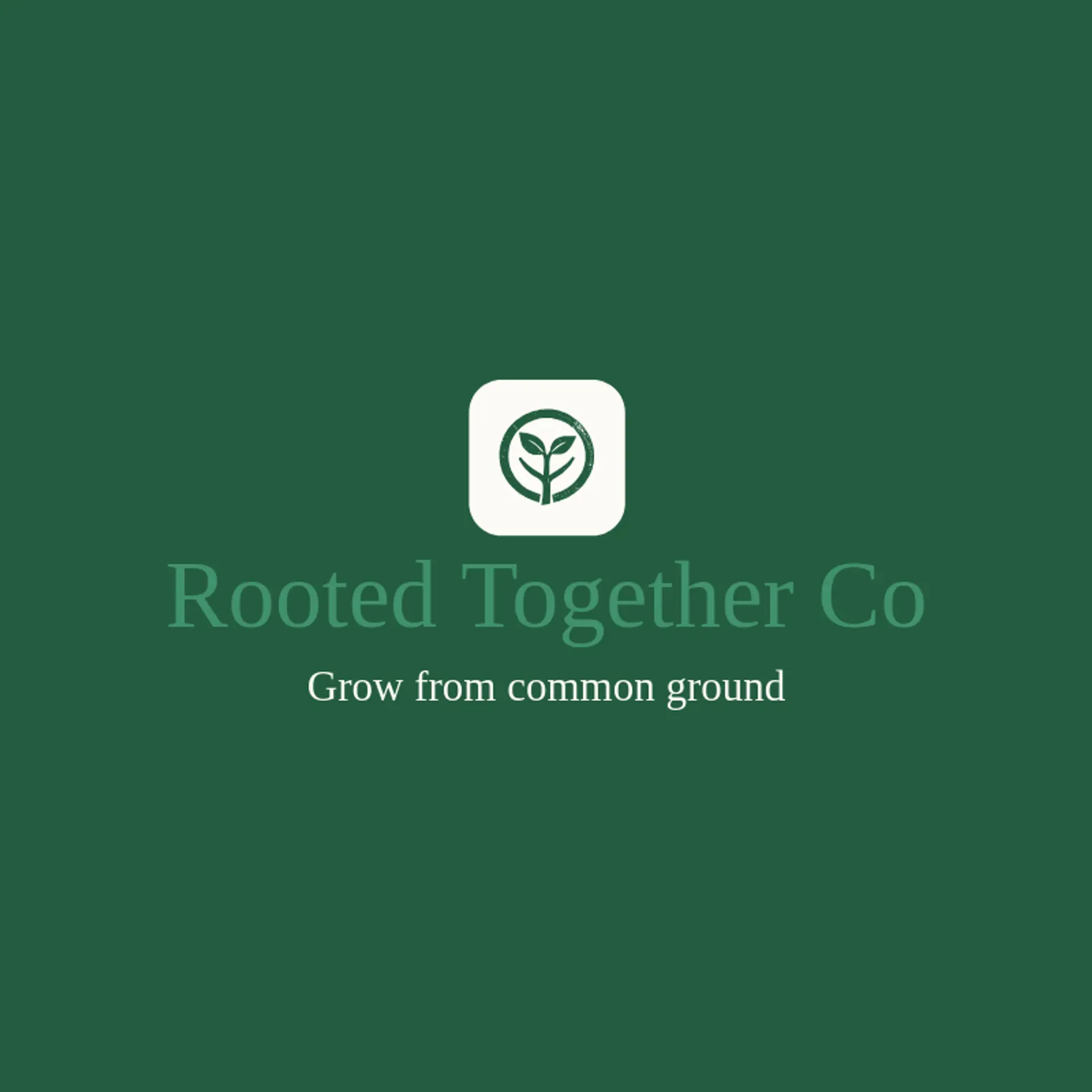 Rooted Together Co logo for tribe