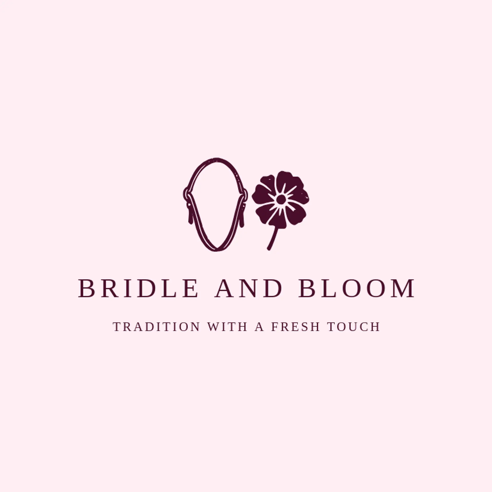 Bridle and Bloom logo for leather